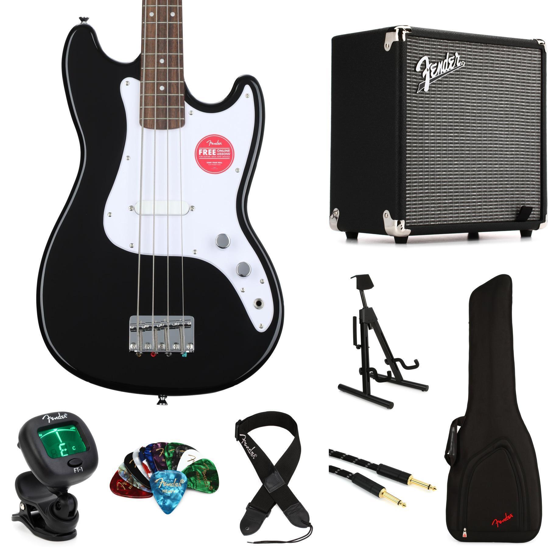 Squier by Fender BRONCO BASS ケース付 Squier by Fender BRONCO BASS ケース付