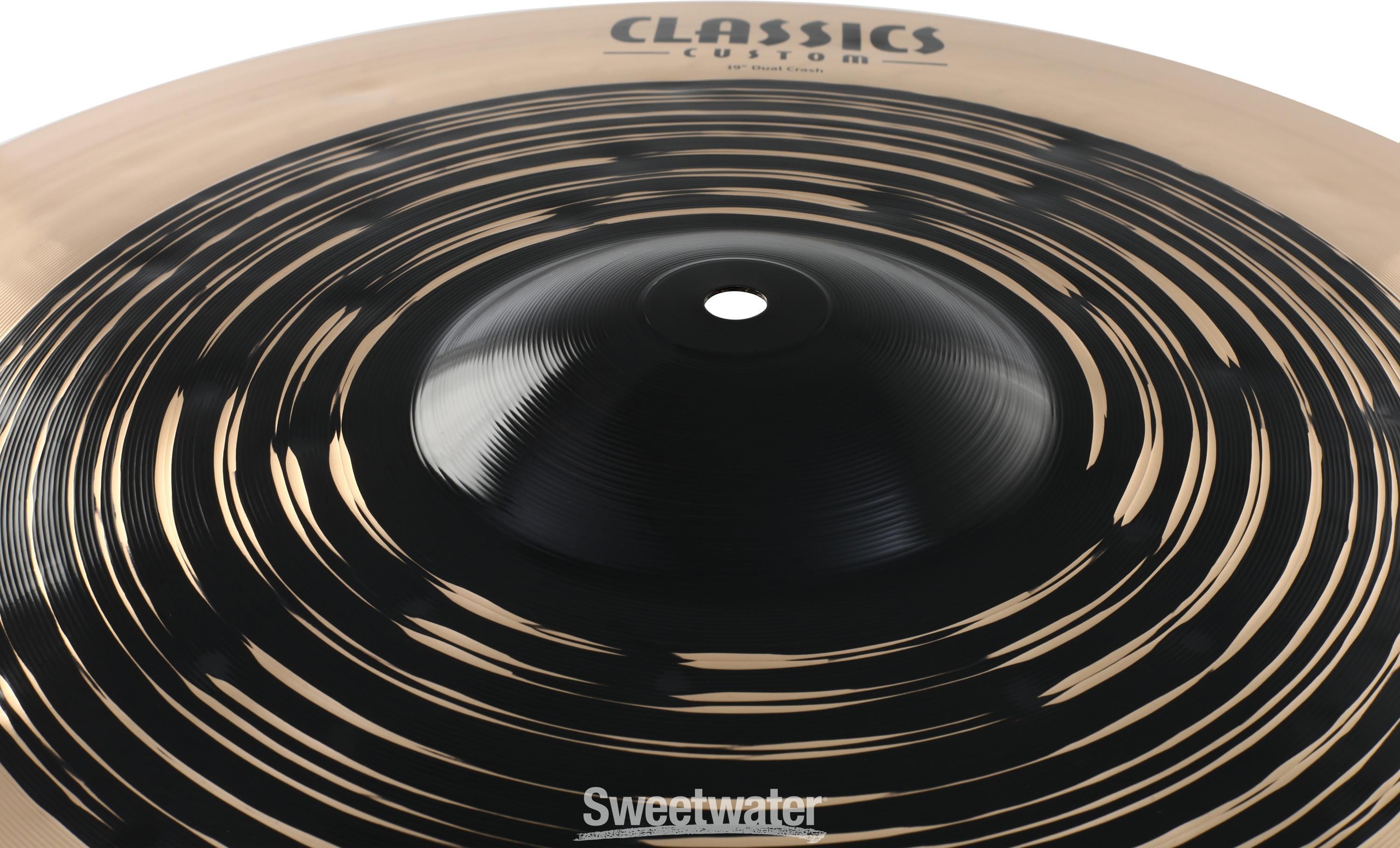 Meinl Cymbals 19-inch Classics Custom Dual Crash | Sweetwater