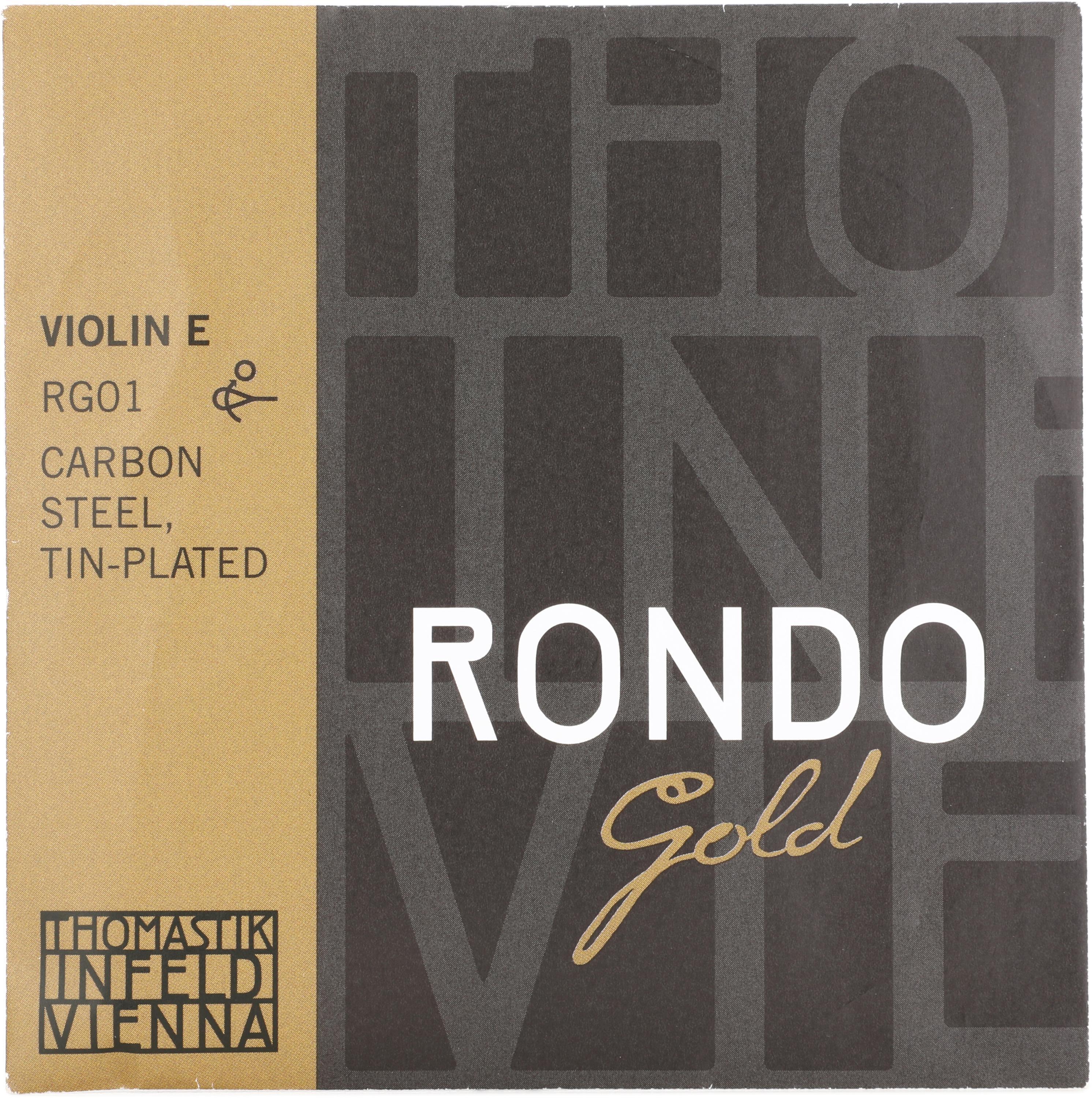 Product Image - Thomastik-Infeld Rondo Gold Violin E String - 4/4 Size, Tin-plated