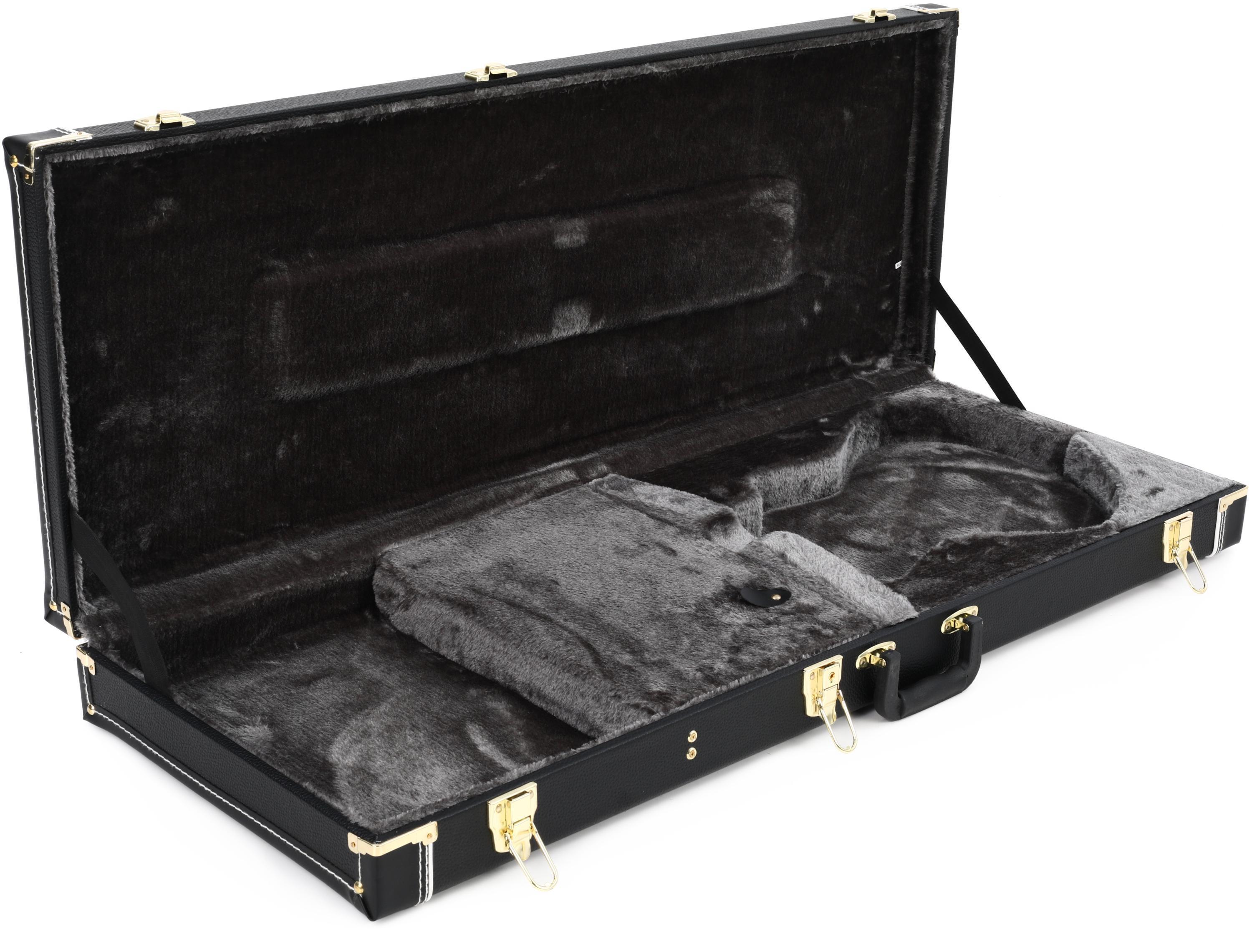 D'Angelico エレキギター Deluxe Bedford ハードケース D'Angelico Deluxe Electric Bedford Hard Case - Black