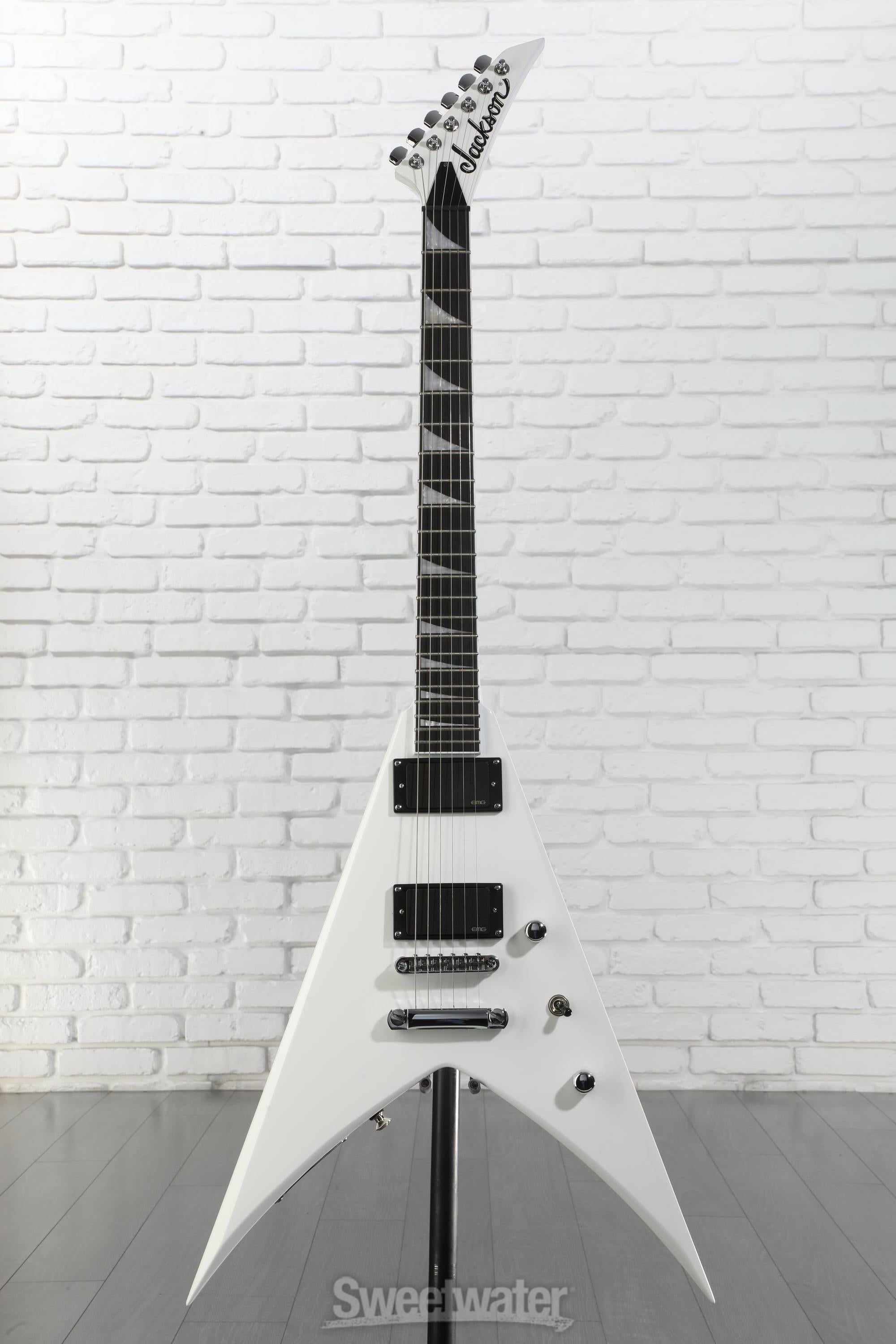 ギター Jackson Pro Series King V KV Jackson Pro Series King V KVTMG Electric Guitar - Snow White
