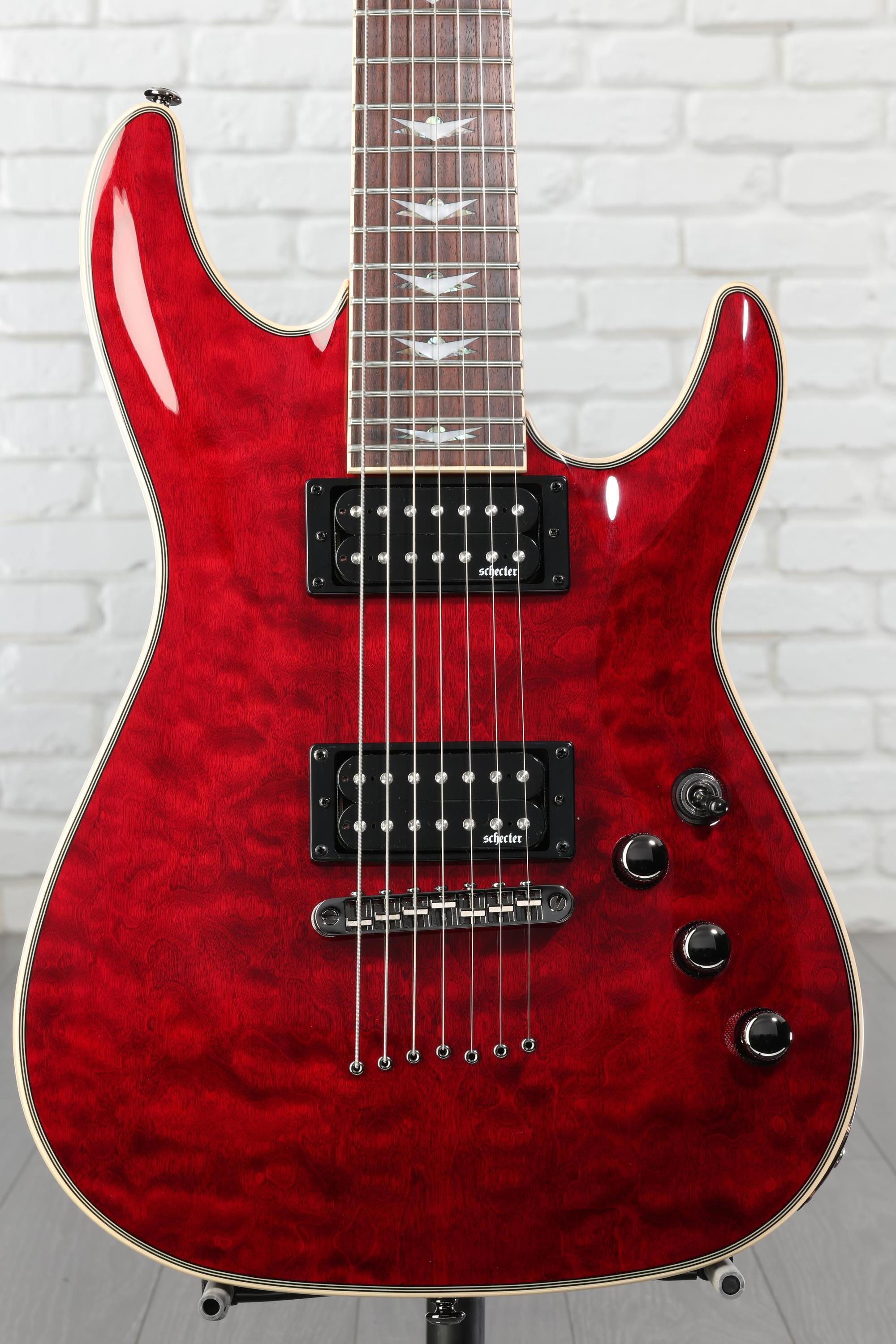 Schecter Omen Extreme-7 Electric Guitar - Black Cherry | Sweetwater