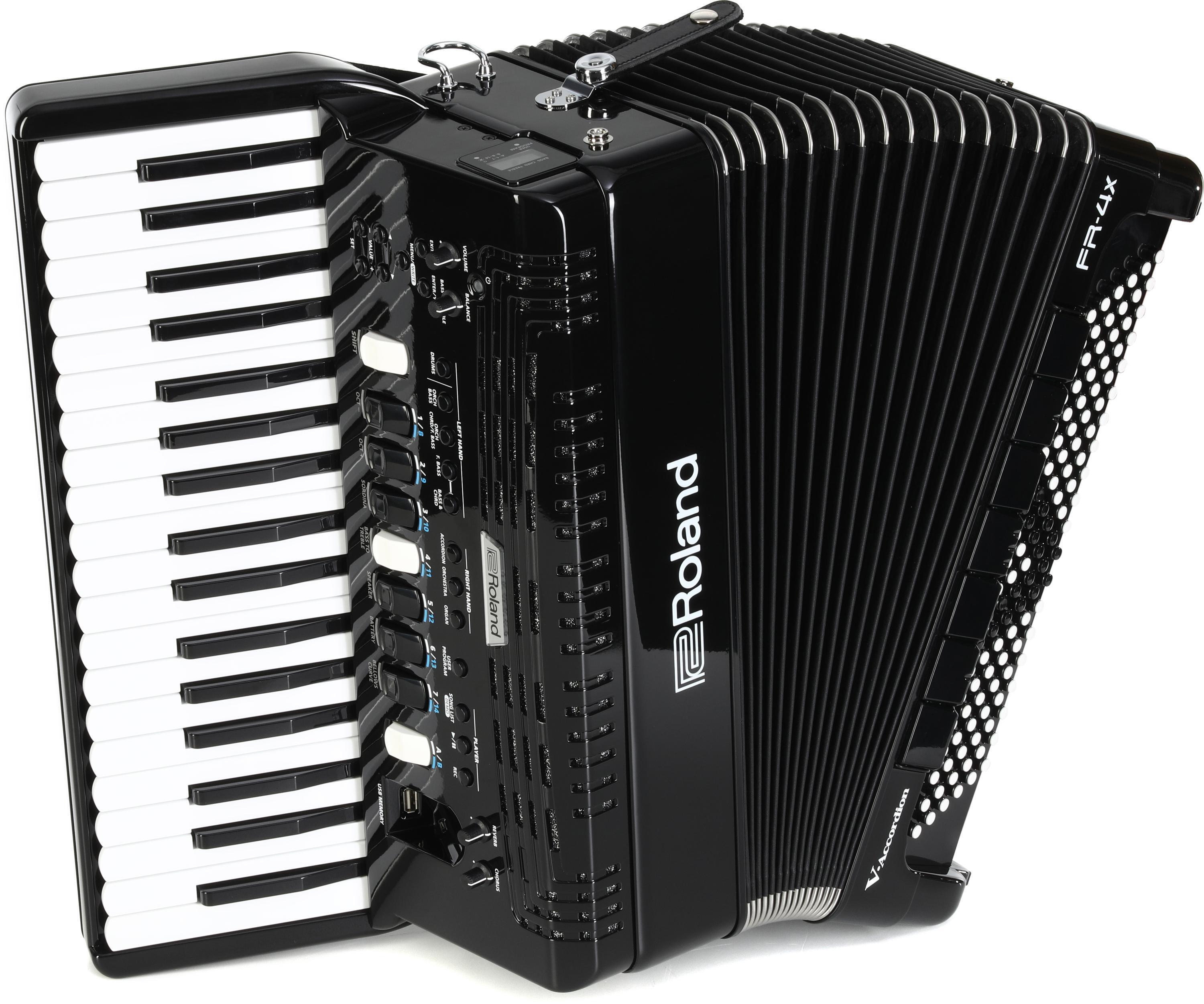 Roland FR-4x Piano-type V-Accordion - Black | Sweetwater