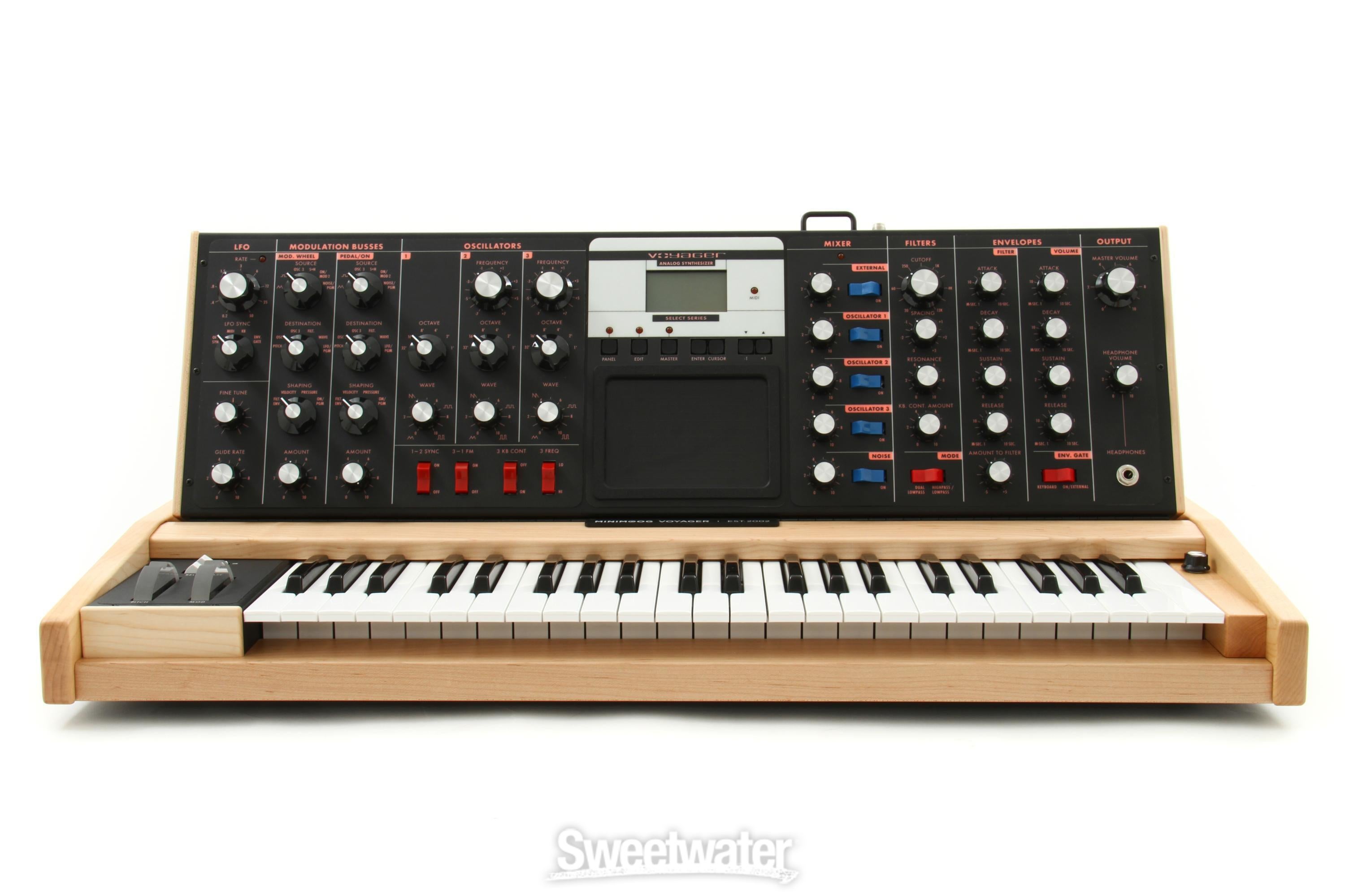 Moog Minimoog Voyager 期間限定 Moog Minimoog Voyager Select - Solar/Maple | Sweetwater