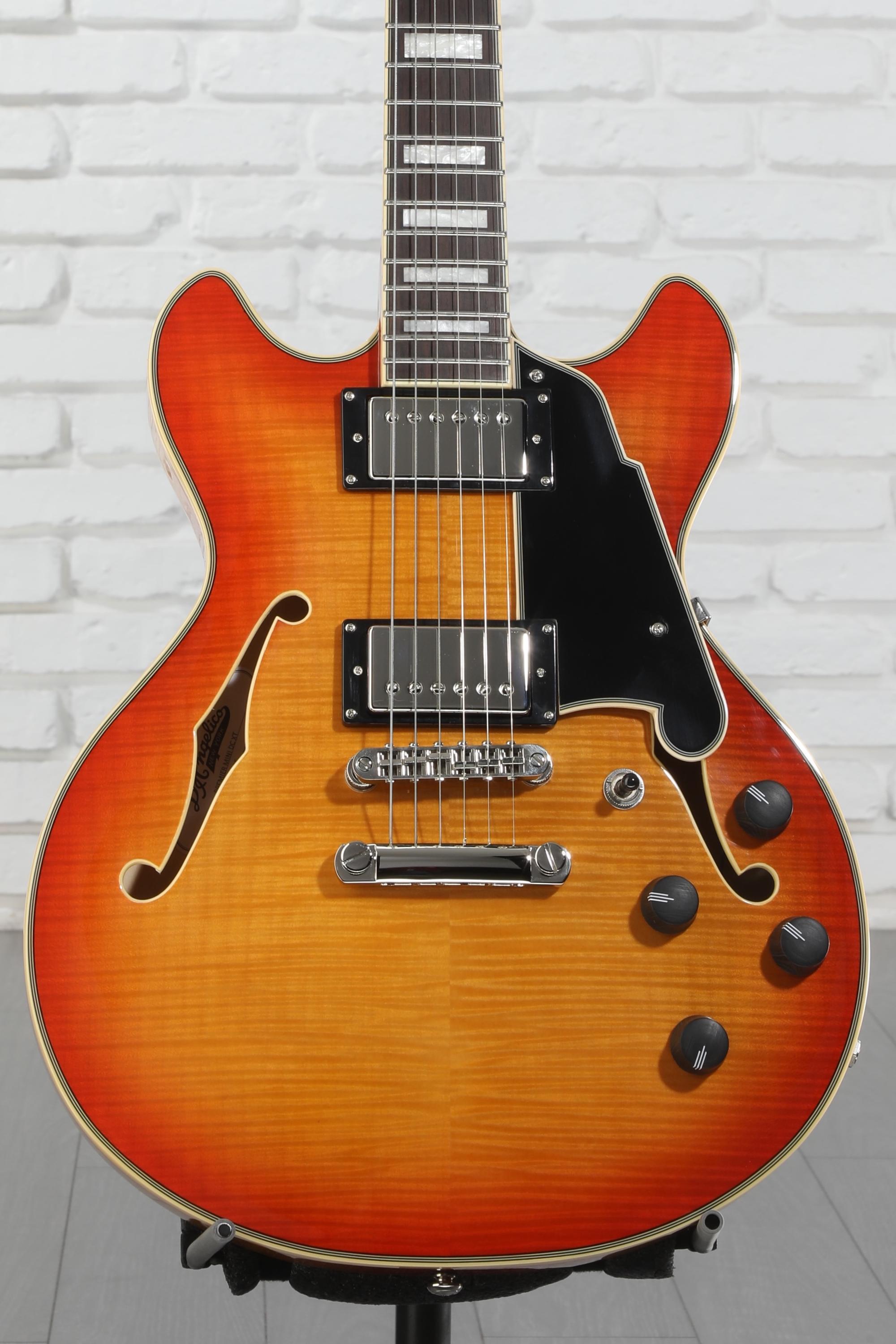 D'Angelico Premier Mini DC XT Semi-hollowbody Electric Guitar