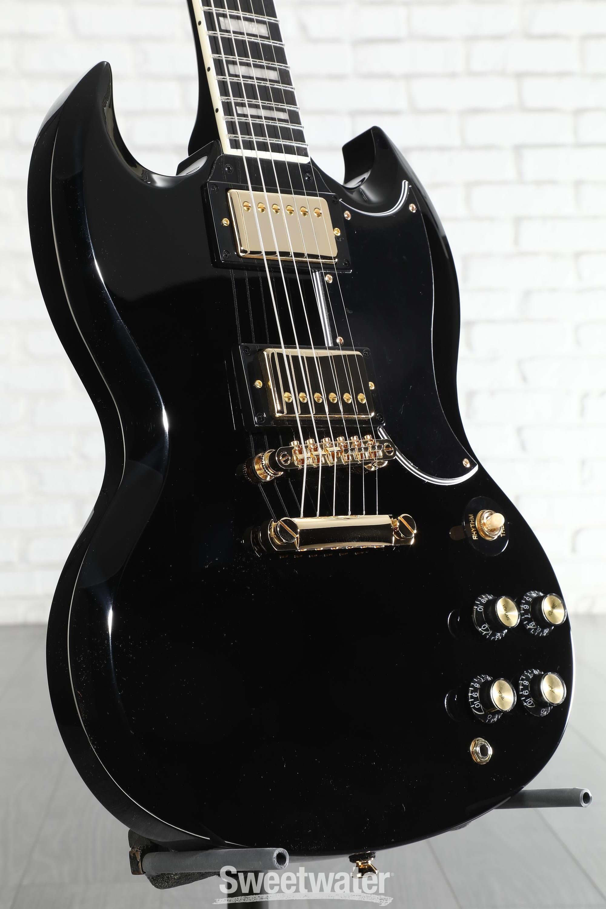 Epiphone SG Custom Electric Guitar - Ebony | Sweetwater