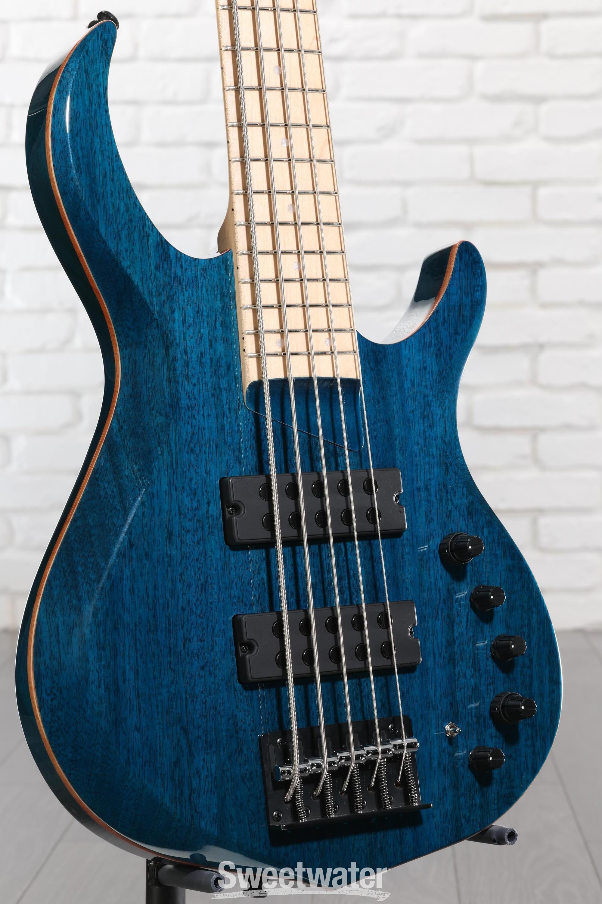 Photo of Sire Marcus Miller M2 5-string Bass Guitar - Transparent Blue