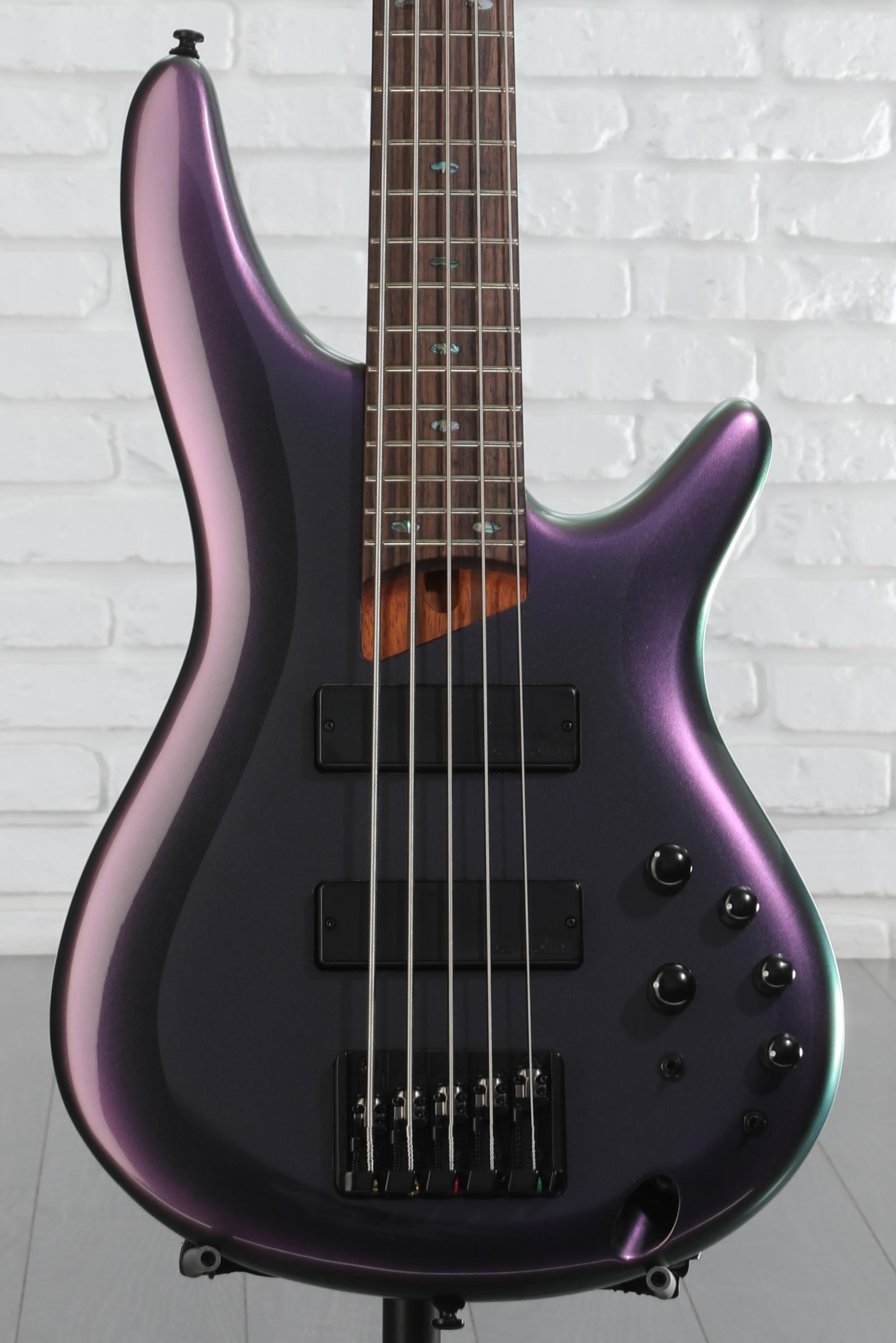 Ibanez SR505 ブラック Ibanez SR505E Bass Guitar - Black Aurora Burst | Sweetwater