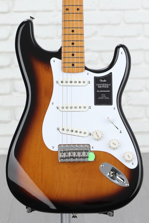 Fender Vintera II '50s Stratocaster Electric Guitar - 2-color Sunburst with Maple Fingerboard