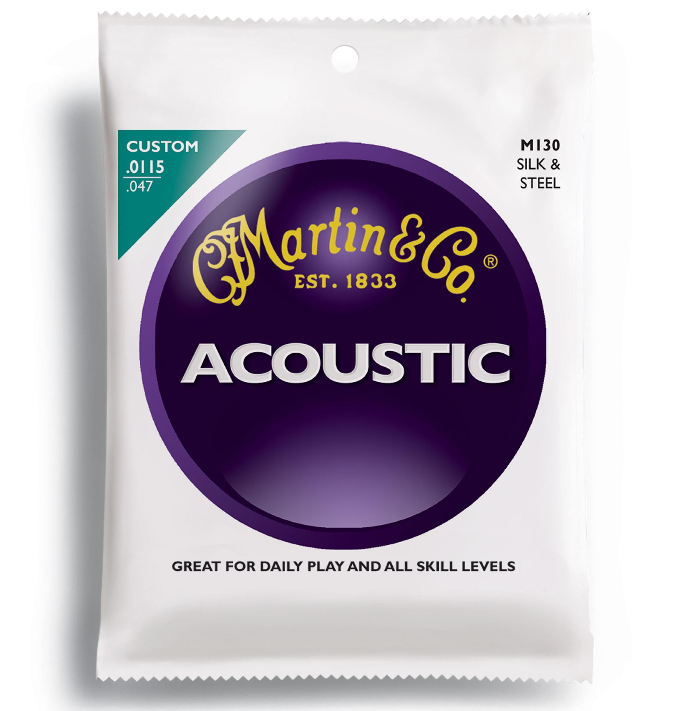 Martin M 130 Silk Steel Acoustic Strings Reviews Sweetwater