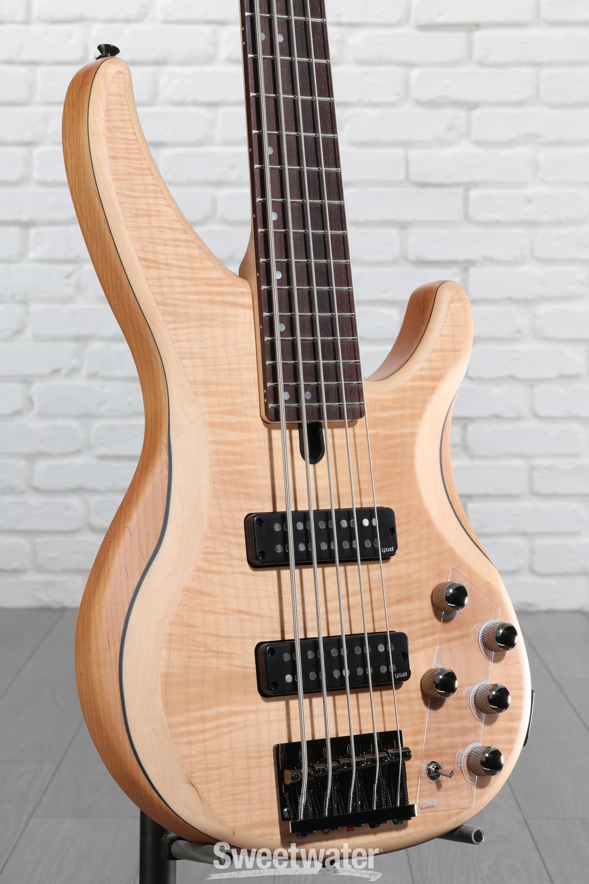 Yamaha TRBX605FM 5-string Bass Guitar - Natural Satin