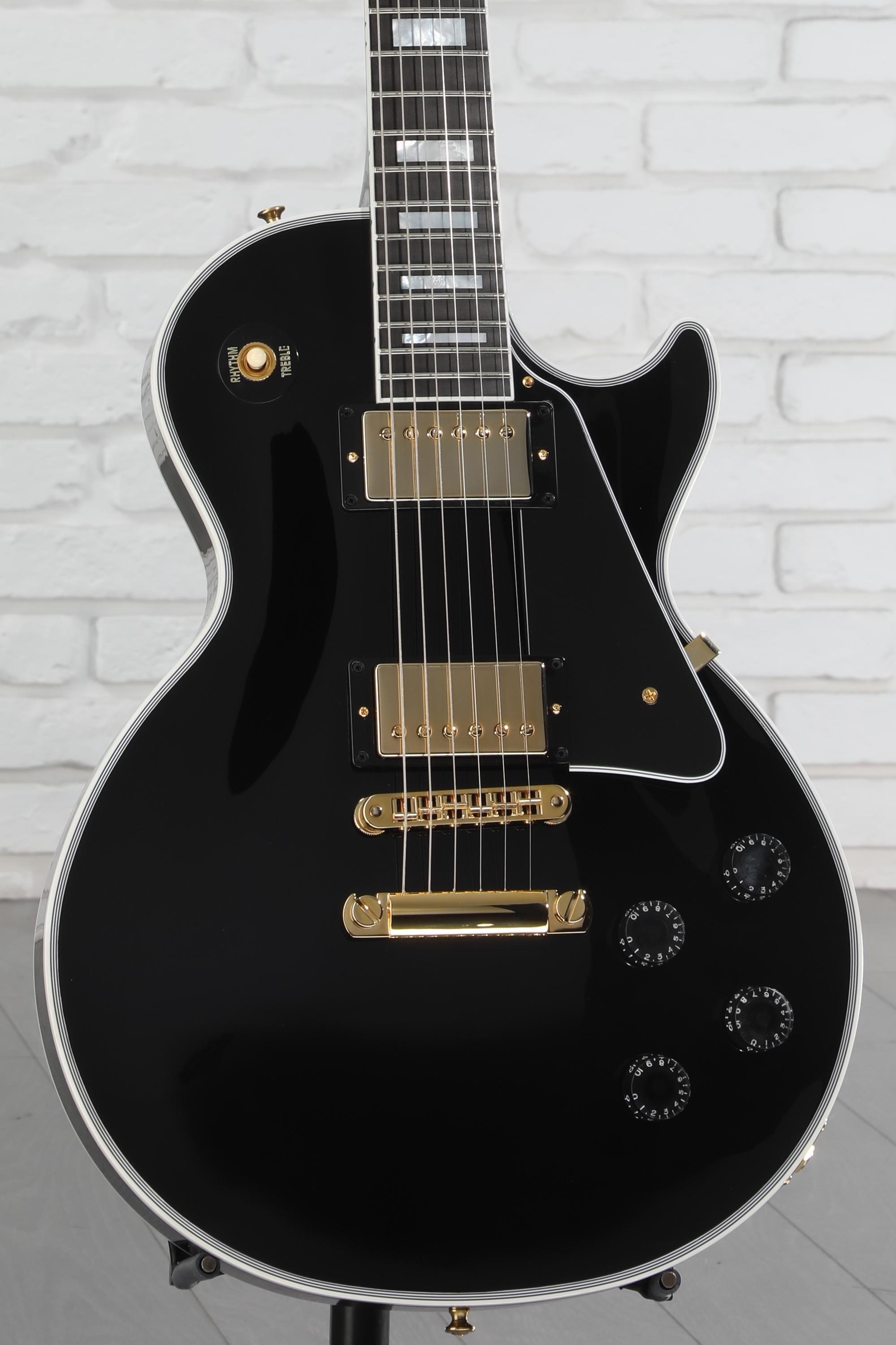 Gibson Custom Les Paul Custom Electric Guitar - Ebony, Ebony