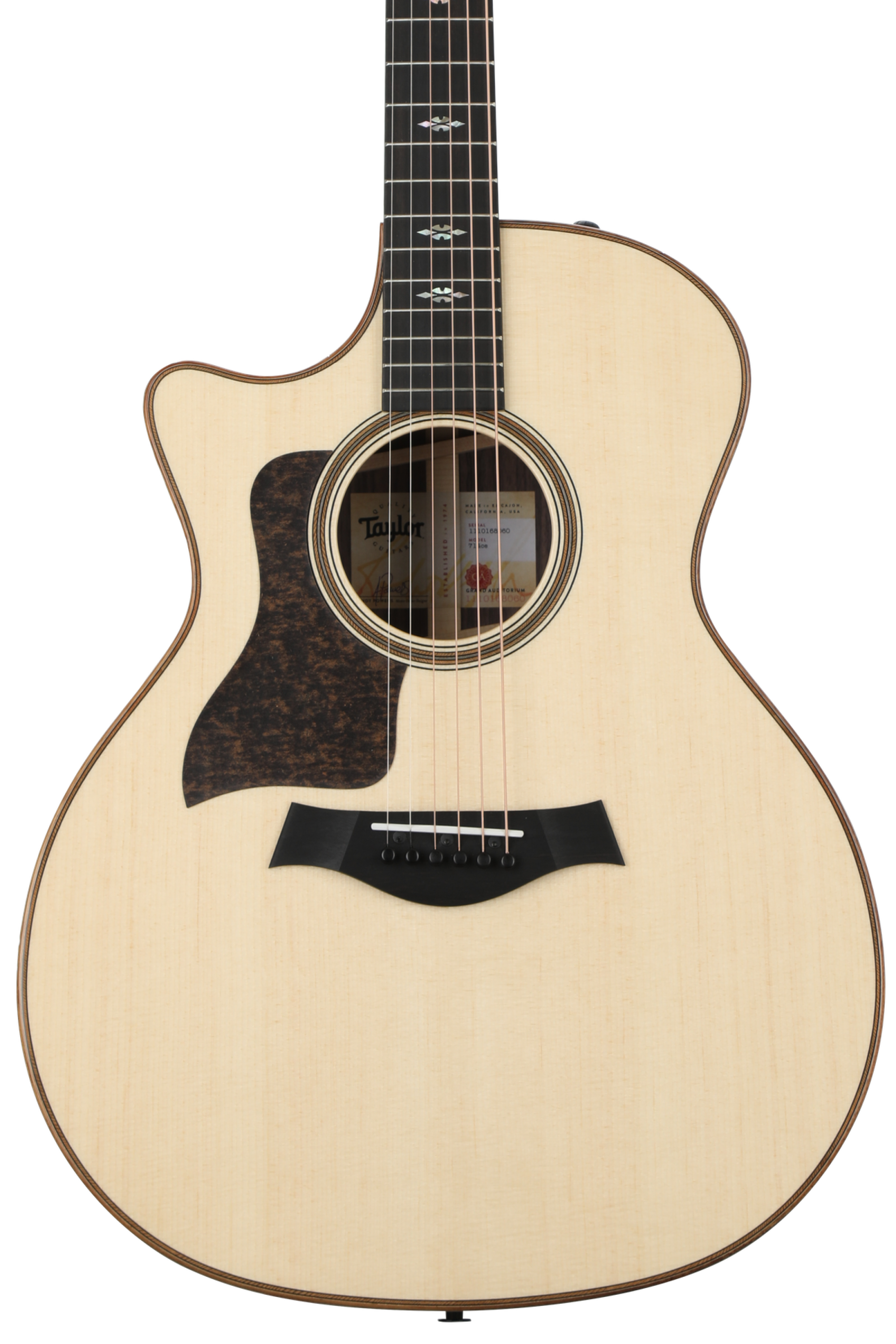 Taylor 714ce＿n left handed 2013 ▲マナ７ Taylor 714ce V-Class Left-handed - Natural Lutz Spruce Top