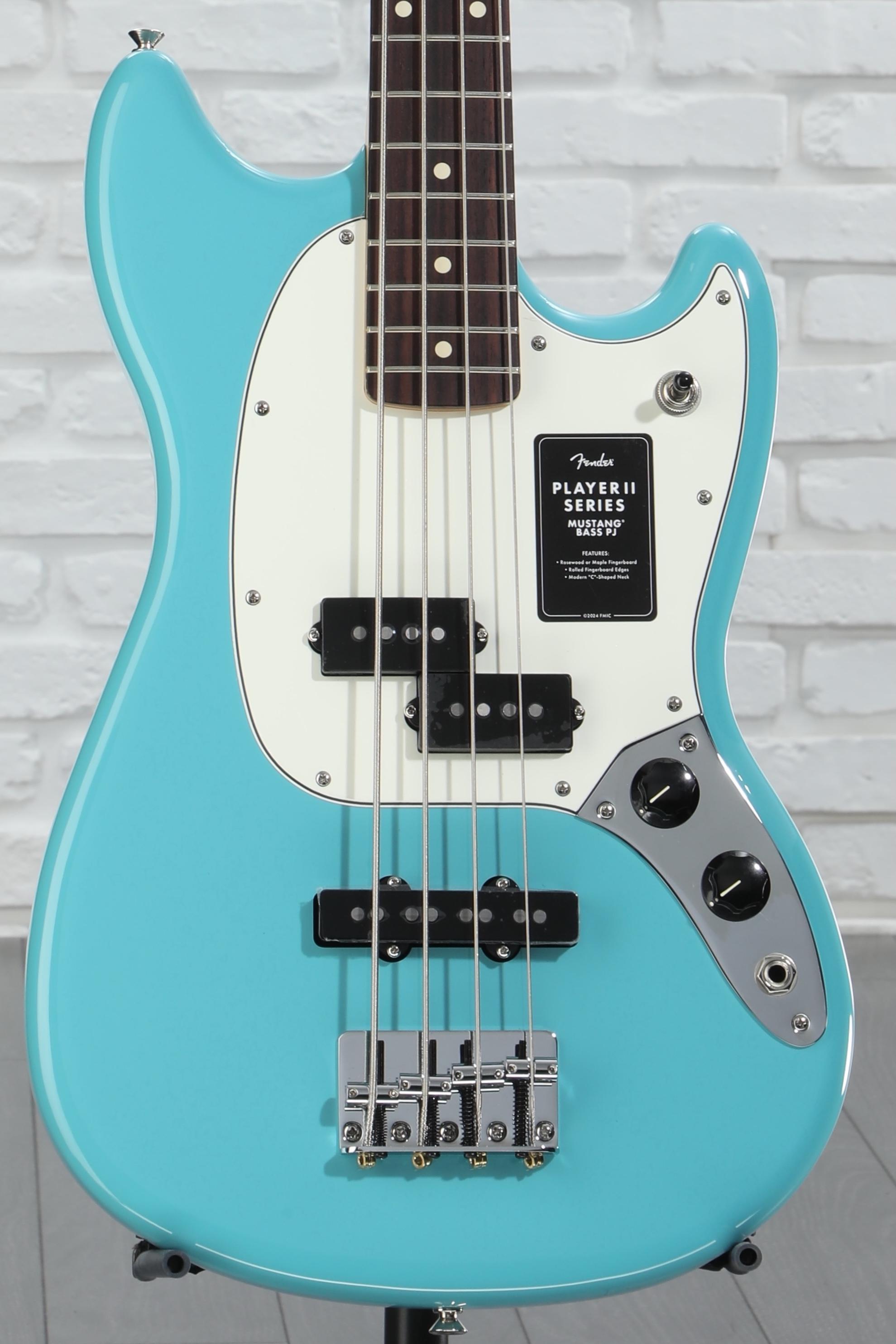 Fender Player II Mustang Bass PJ - Aquatone Blue with