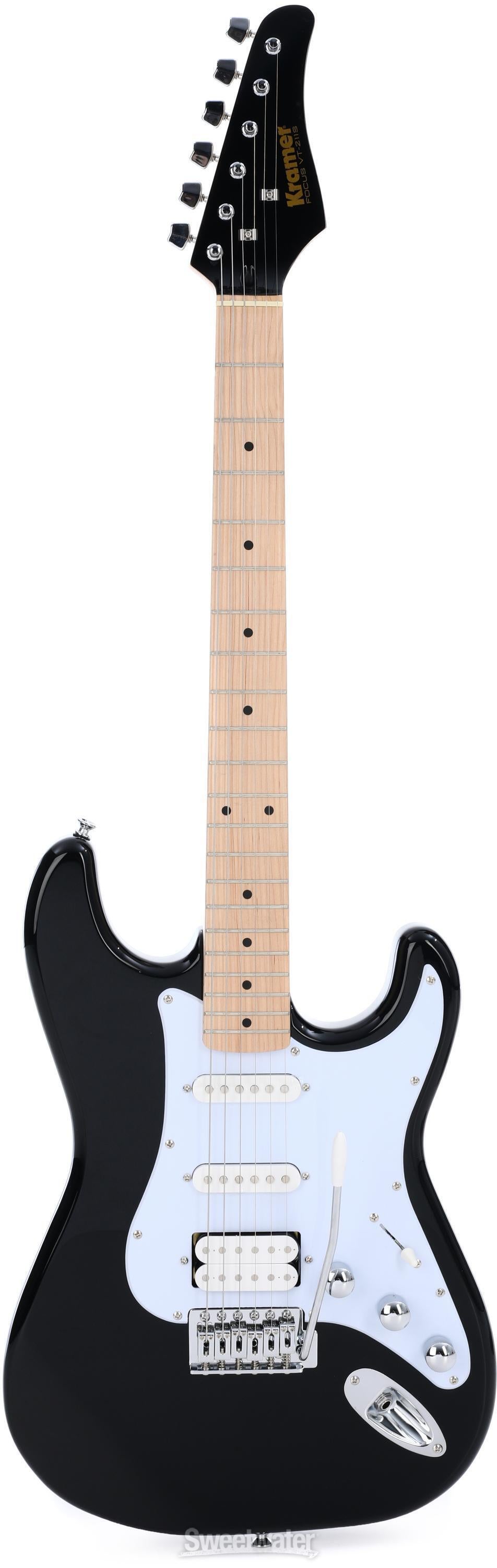 Kramer Focus Electric Guitar Player Pack - Black | Sweetwater