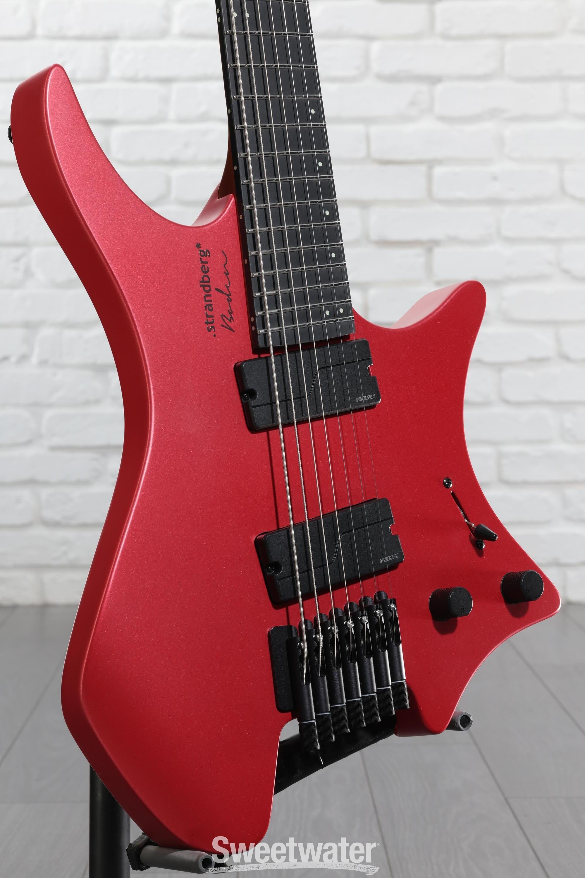 Strandberg Boden Metal NX 7 Electric Guitar - Blood Red | Sweetwater