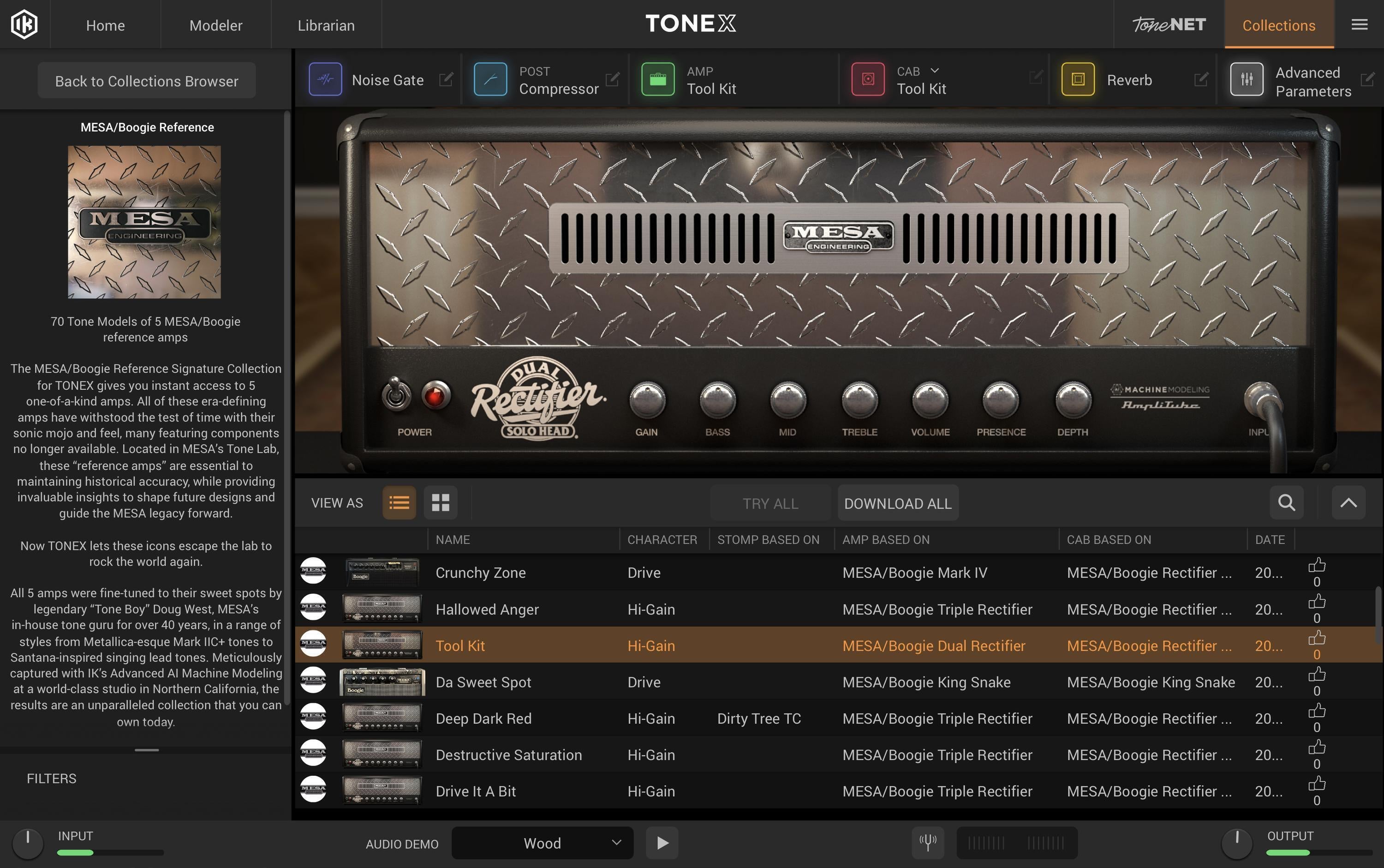 IK Multimedia TONEX ONE Amplifier/Cab/Pedal Modeler with EBS IK Multimedia TONEX ONE Amplifier/Cab/Pedal Modeler with EBS