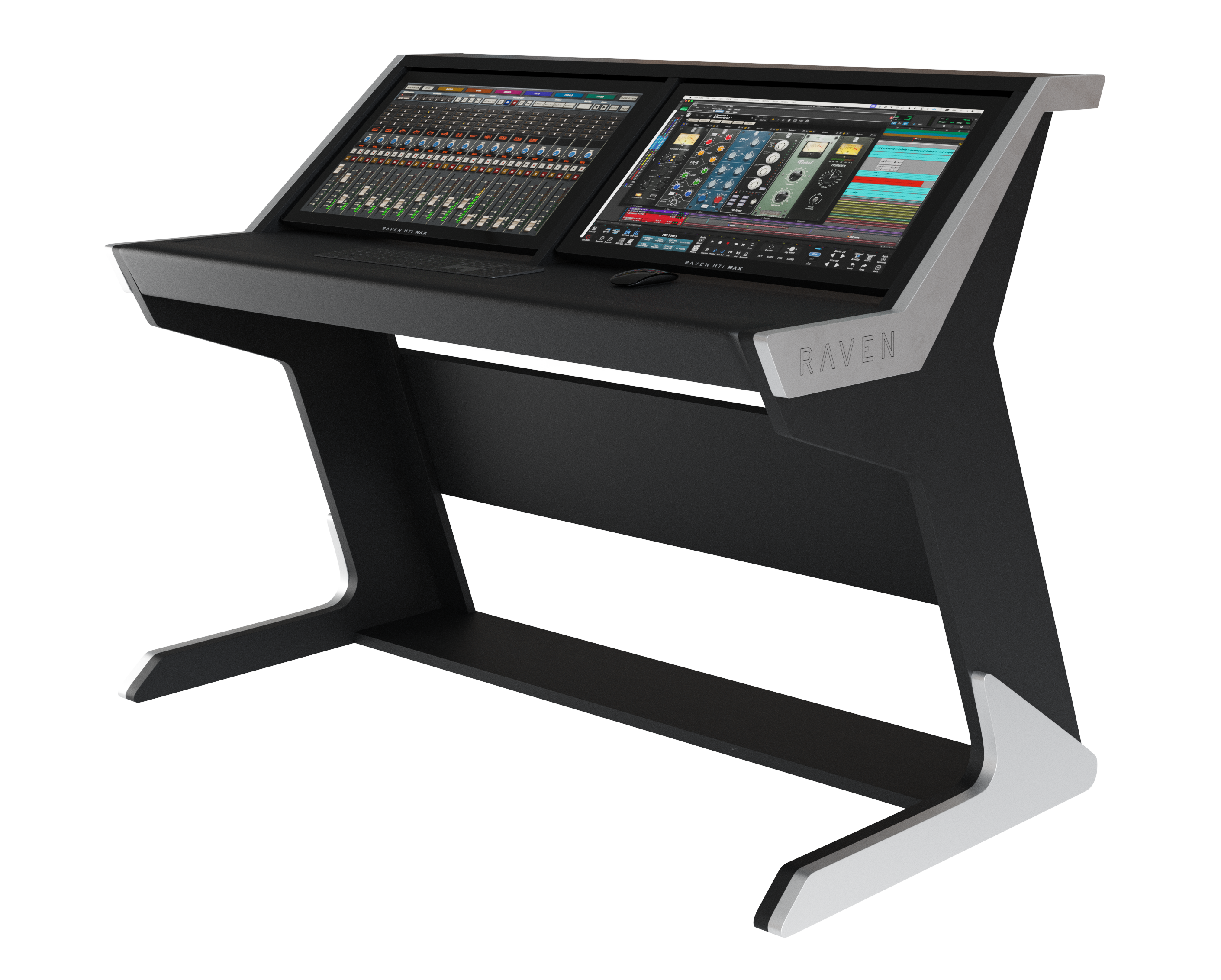 Steven Slate Audio Raven MTi MAX Multi-touch Production Console Pair with  RAVEN MTi CORE Station Desk