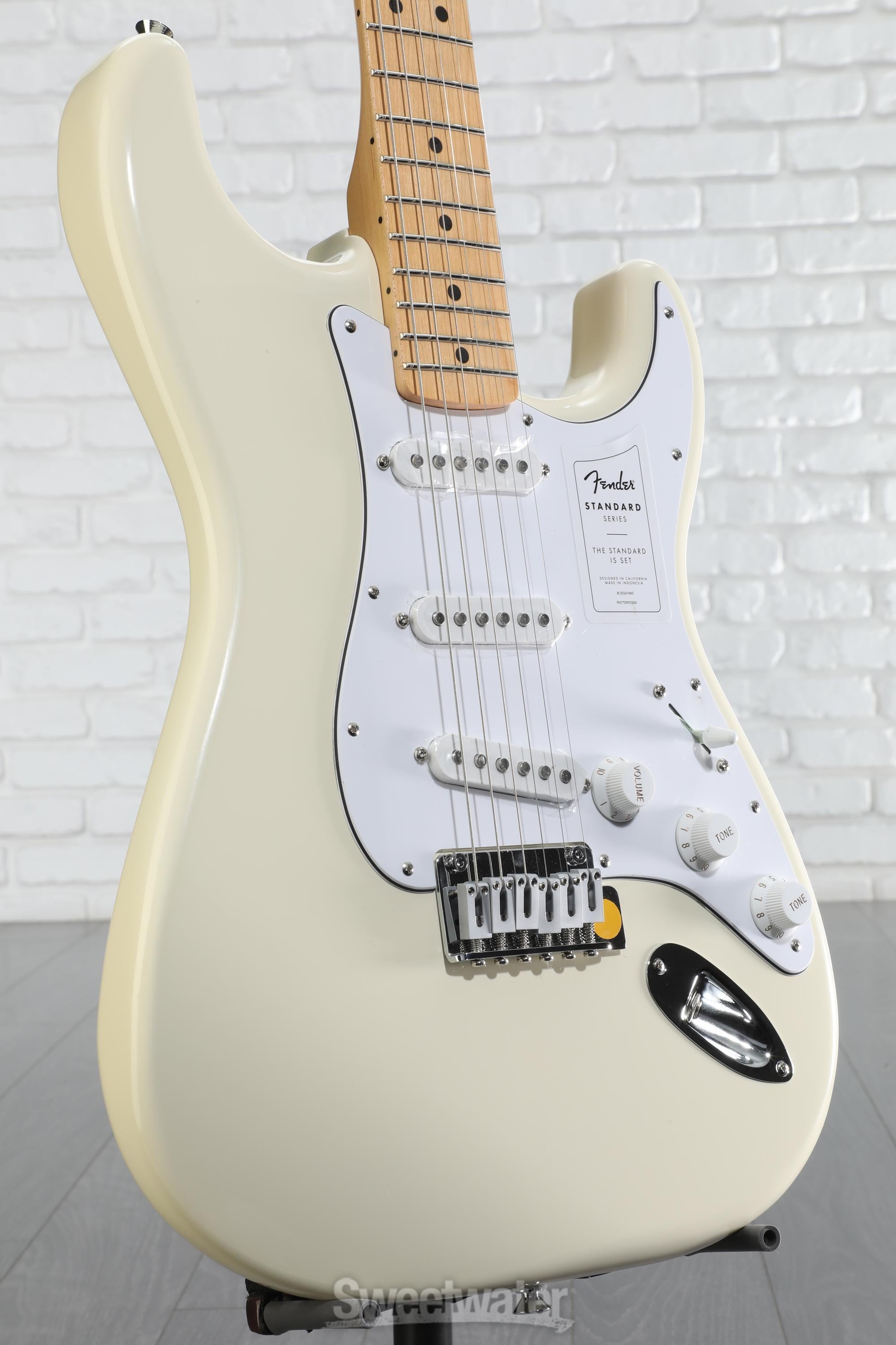 Fender Standard Stratocaster Electric Guitar - Olympic White