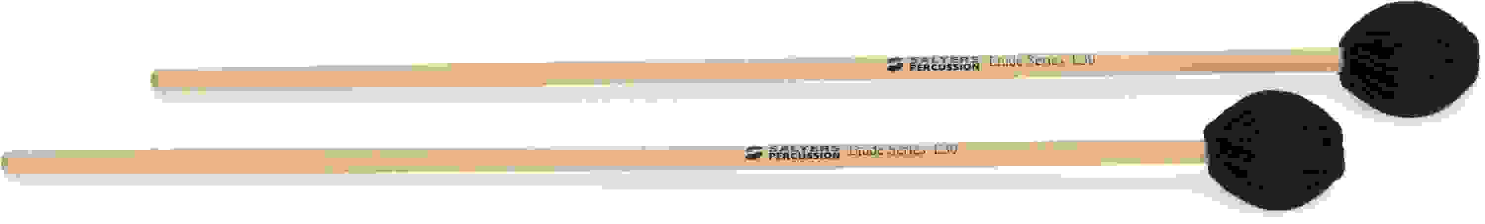 Salyers Percussion E30 Etude Series Yarn Mallets - Round Hard Rubber Core, Birch