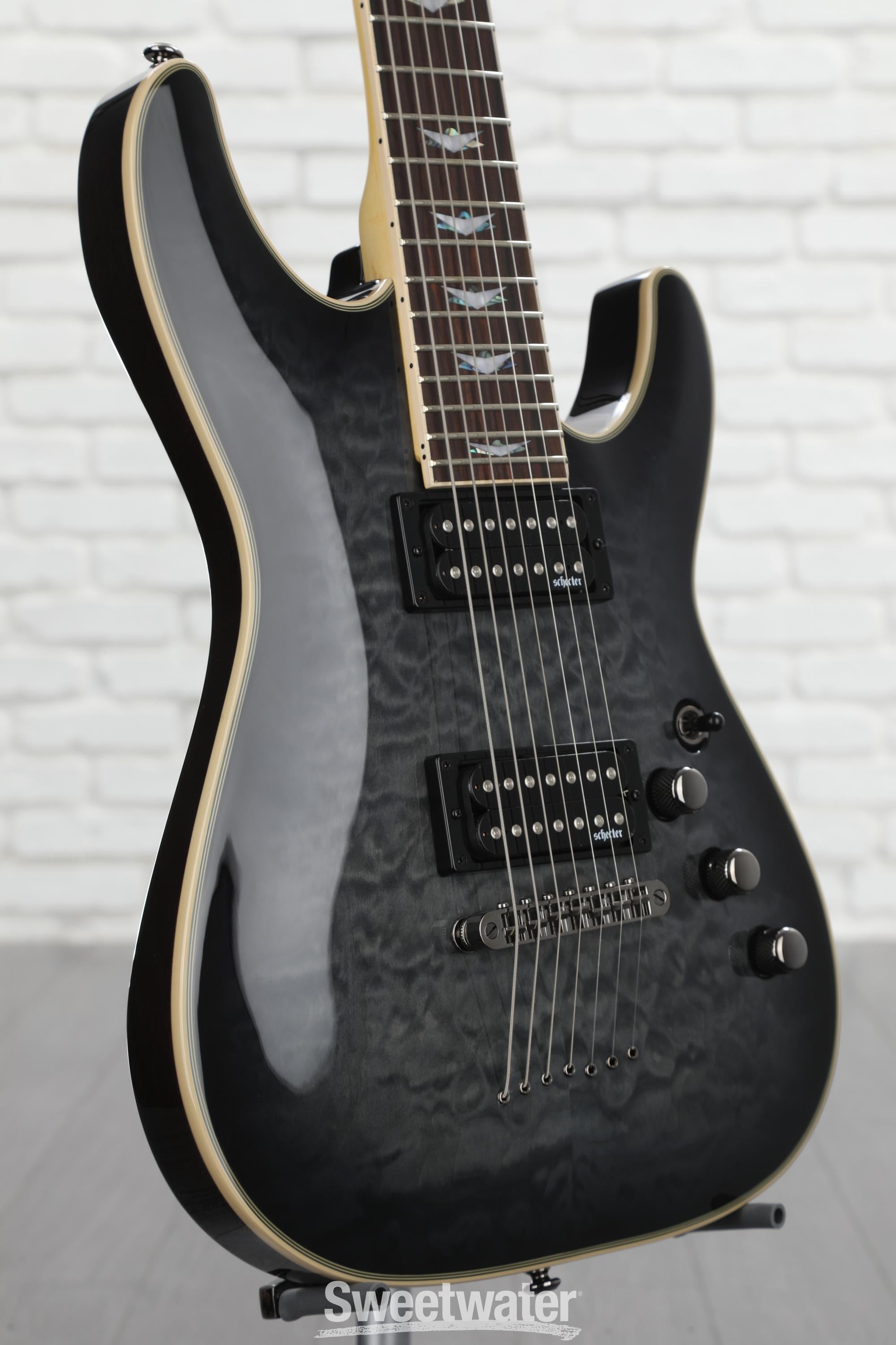 Amazon.com: Schecter Omen Extreme-7 Electric Guitar - Black