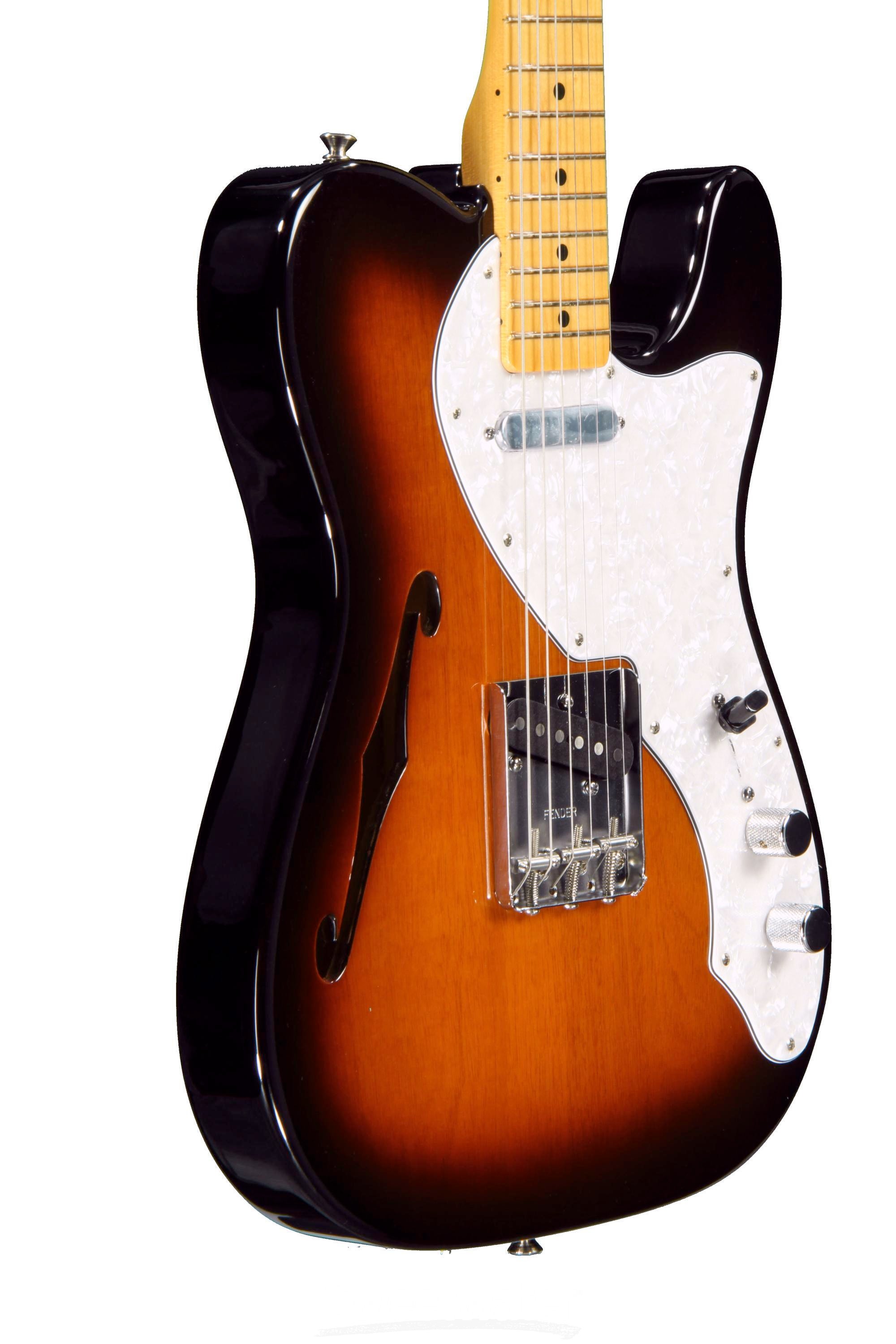 Fender American Vintage ‘69 Thinline Fender American Vintage '69 Tele Thinline - Olympic White