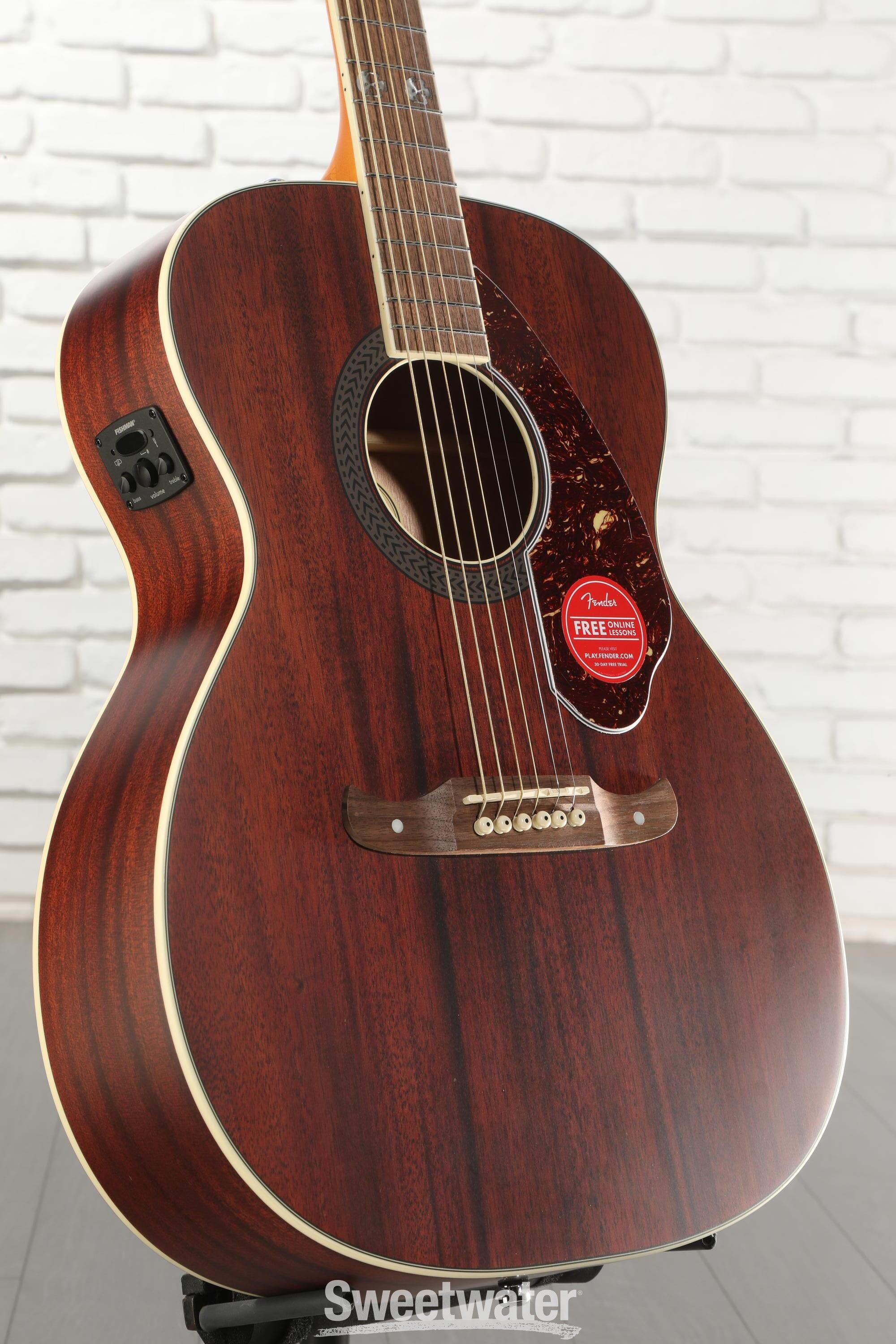 Photo of Fender Tim Armstrong Hellcat Acoustic-electric Guitar - Natural with Walnut Fingerboard