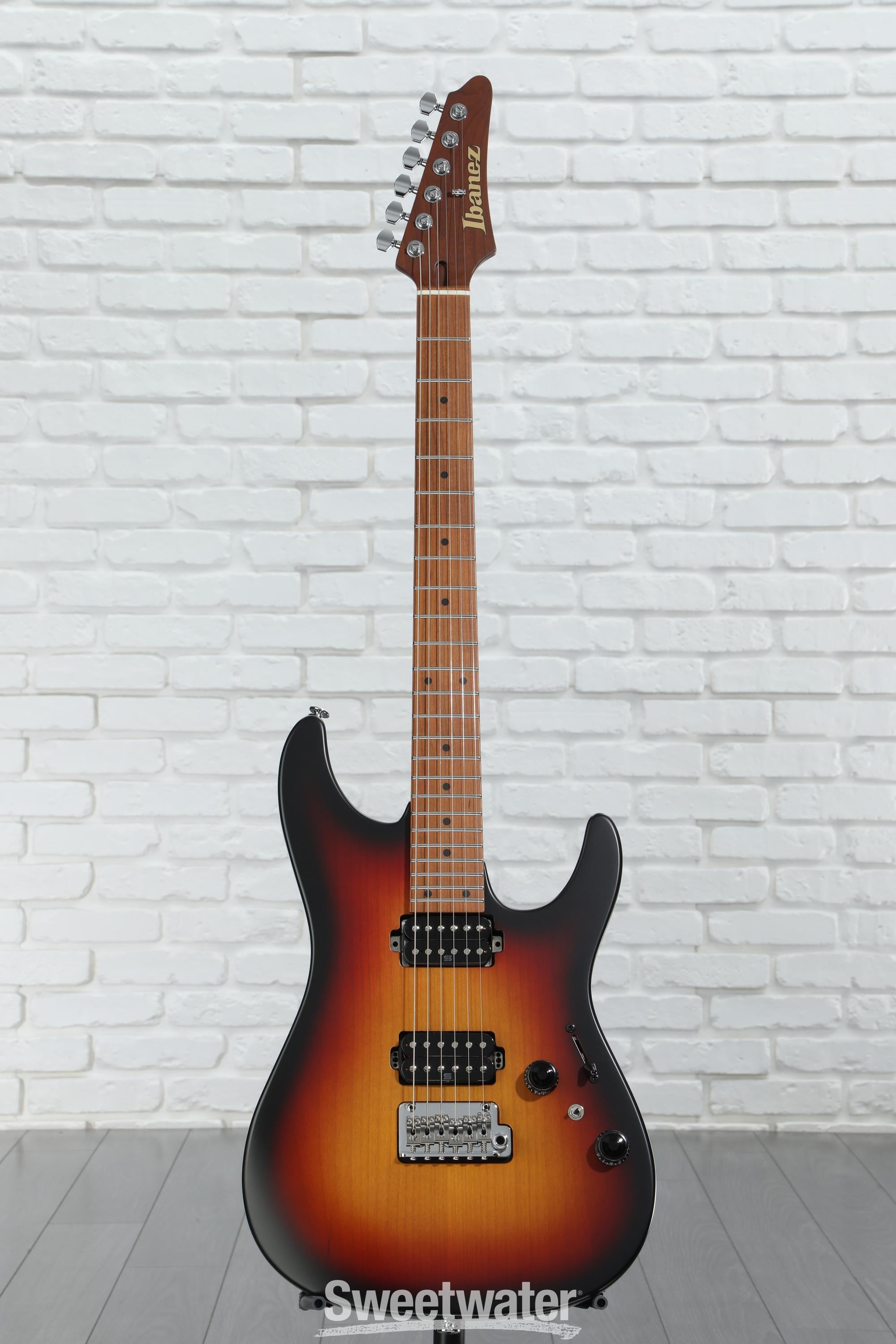 Ibanez Prestige AZ2402 Electric Guitar - Tri Burst Fade Flat
