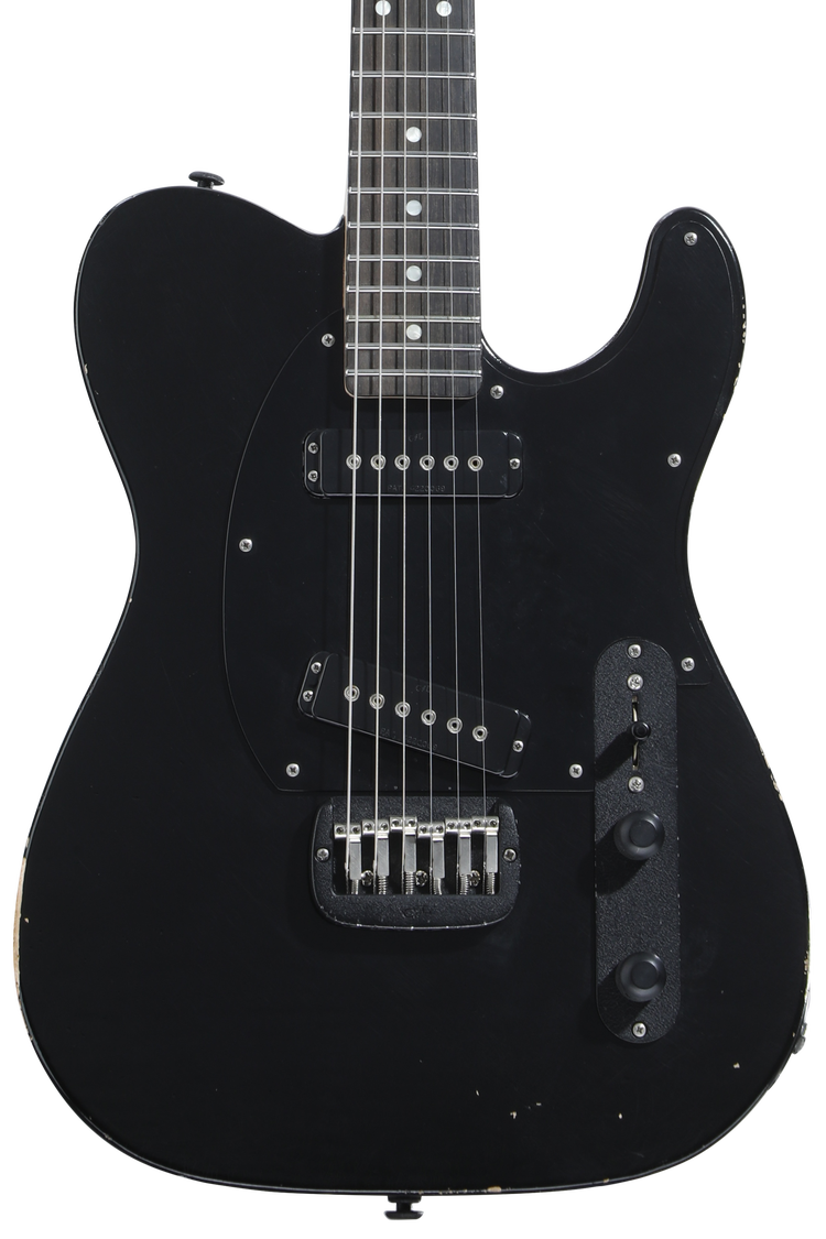 G&L Custom Shop ASAT Special Electric Guitar - Jet Black | Sweetwater