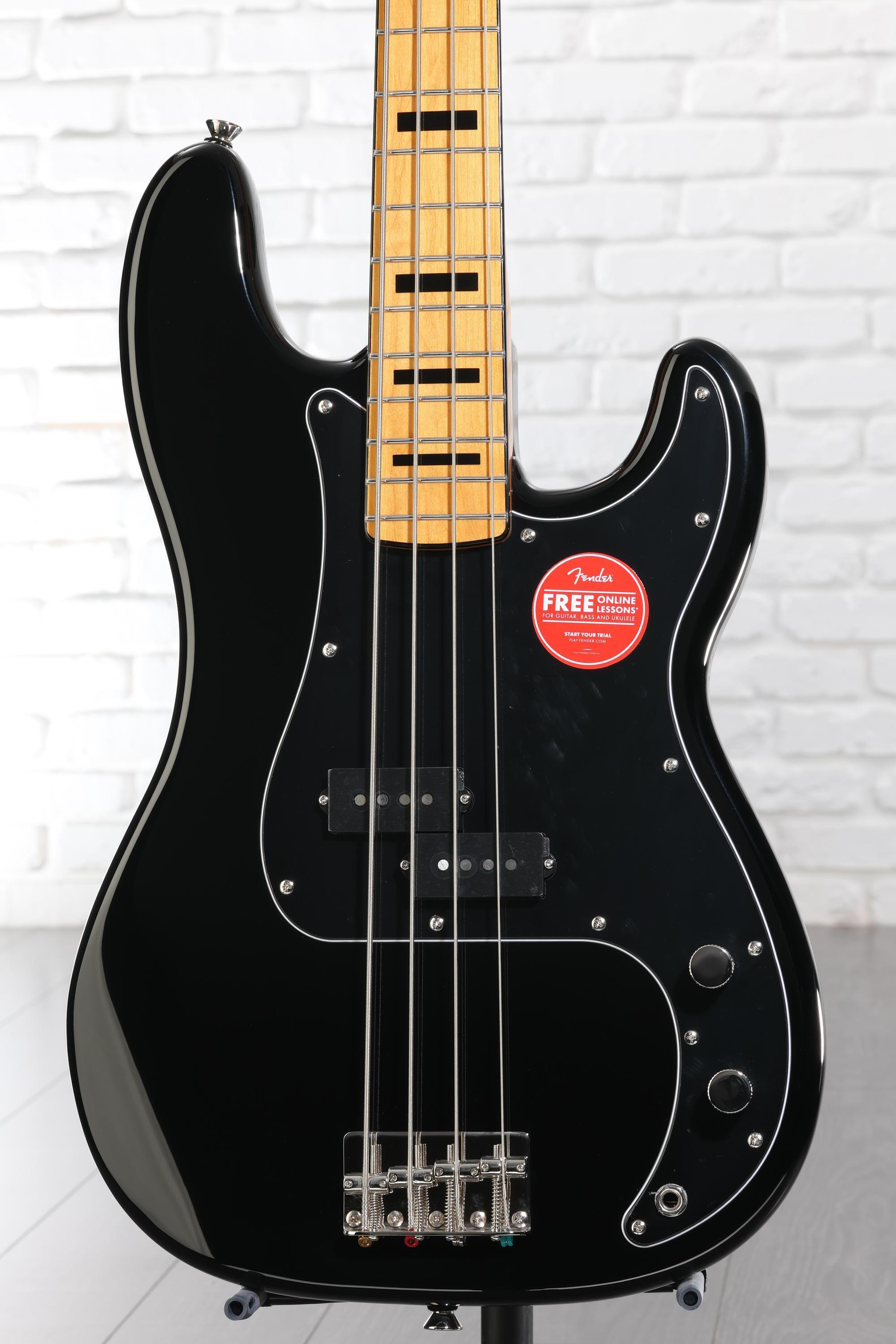 Squier Classic Vibe '70s Precision Bass - Black | Sweetwater