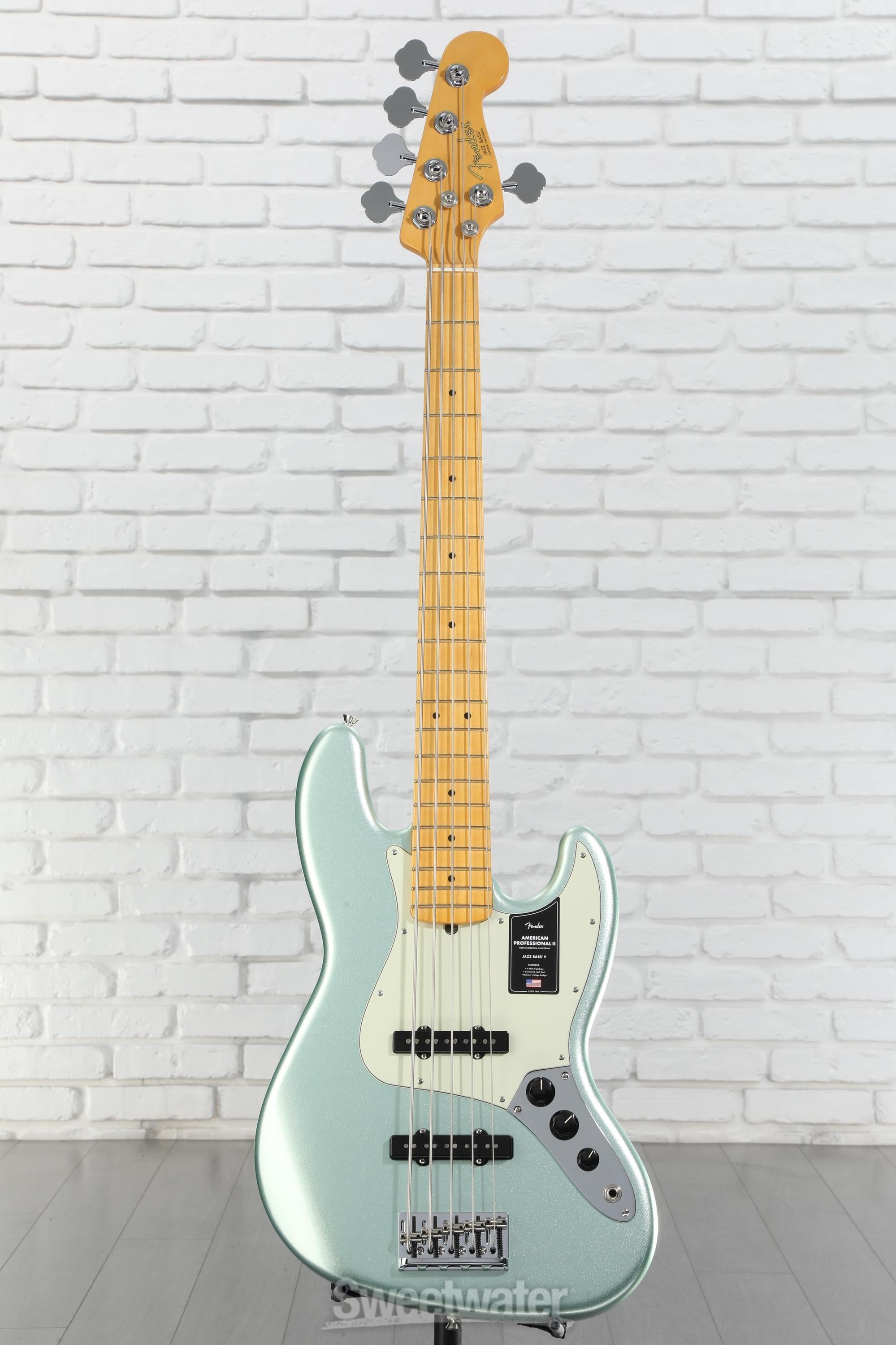 Fender Professional Ⅱ Jazz Bass Ⅴ Fender American Professional II Jazz Bass V - Olympic White