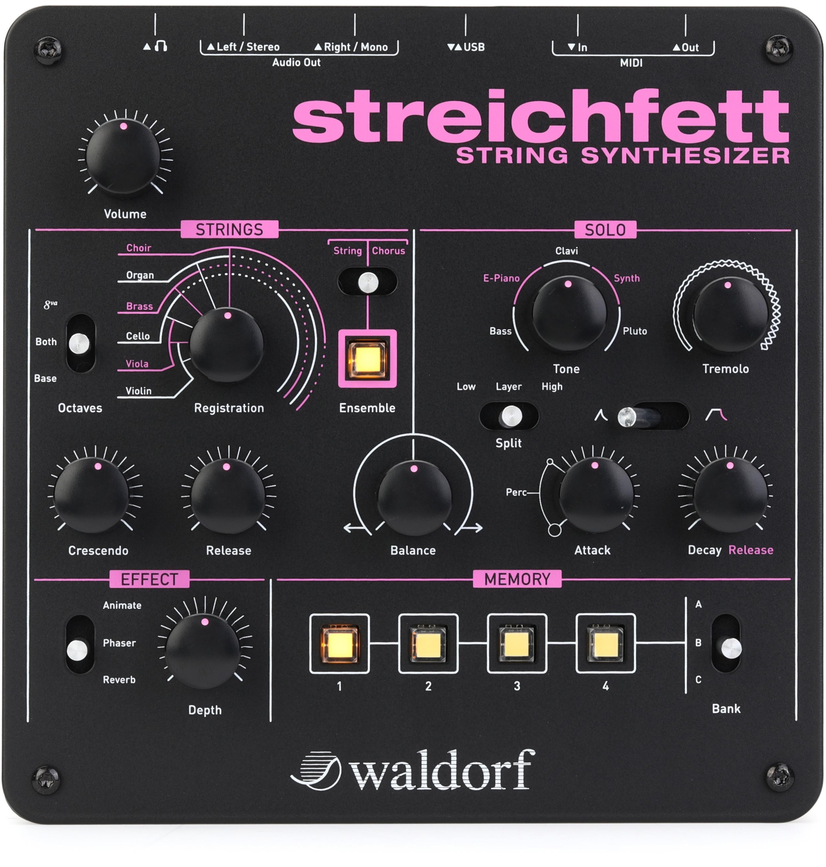 Waldorf Rocket Desktop Synthesizer | Sweetwater