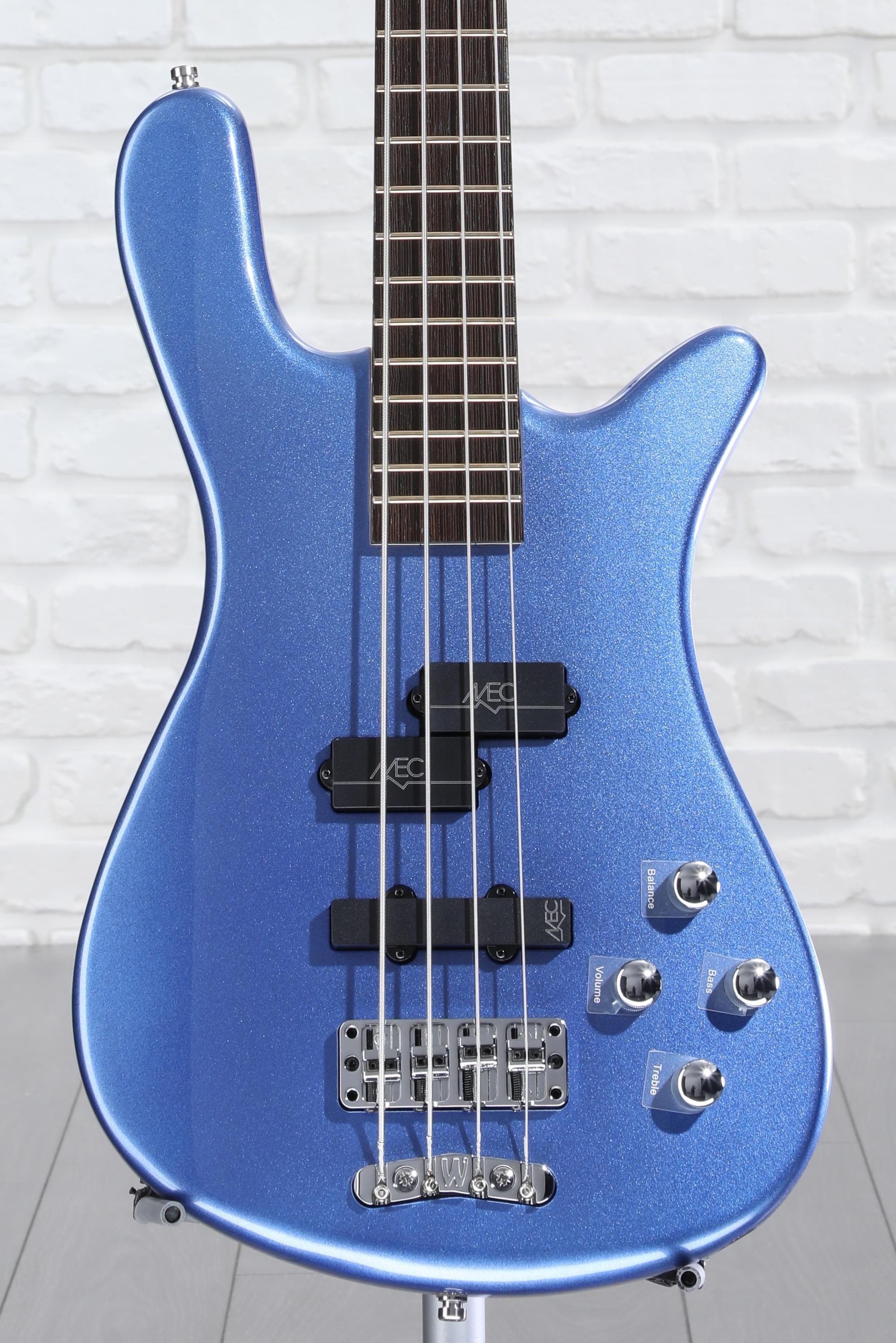 Warwick RockBass Streamer LX Electric Bass Guitar - Metallic Blue