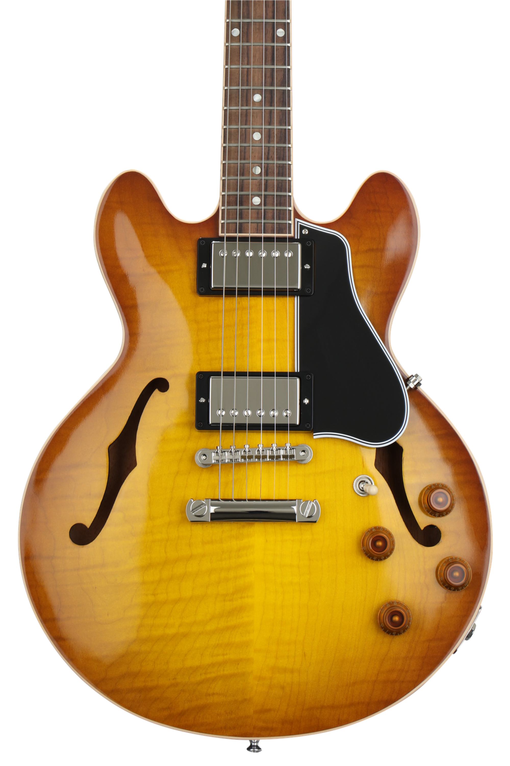 ギター Gibson custom shop CS-336 figured amber Gibson Custom CS-336 Figured Top - Iced Tea | Sweetwater