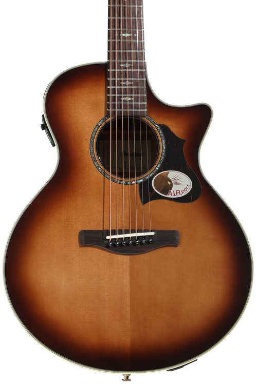 Ibanez AE3007FMH 7-string Acoustic-electric Guitar - Tobacco Edge Burst High Gloss