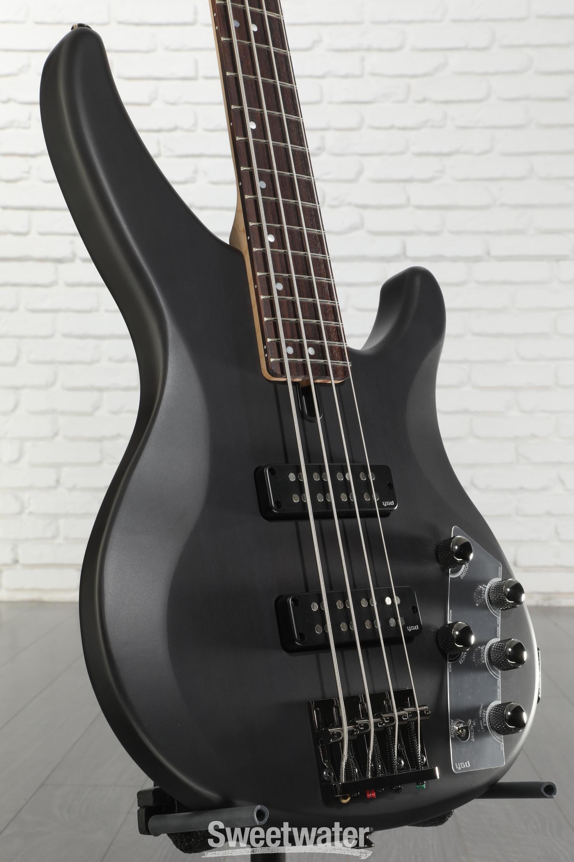 Yamaha TRBX504 4-string Bass Guitar - Translucent Black | Sweetwater