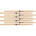 Photo of Promark Hickory Drumsticks - 5B - Wood Tip - 4-pack