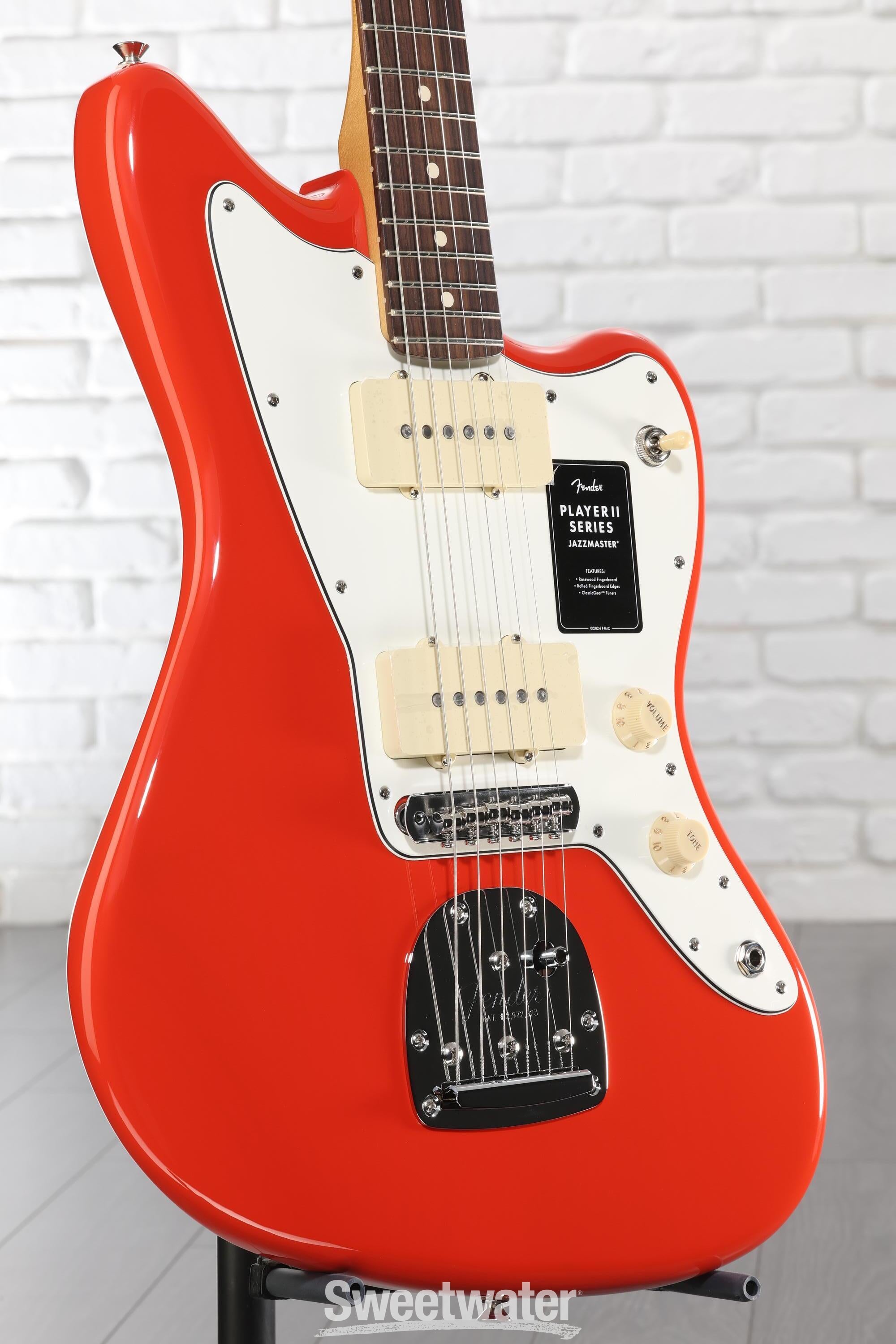 Fender Player II Jazzmaster Electric Guitar - Coral Red | Sweetwater