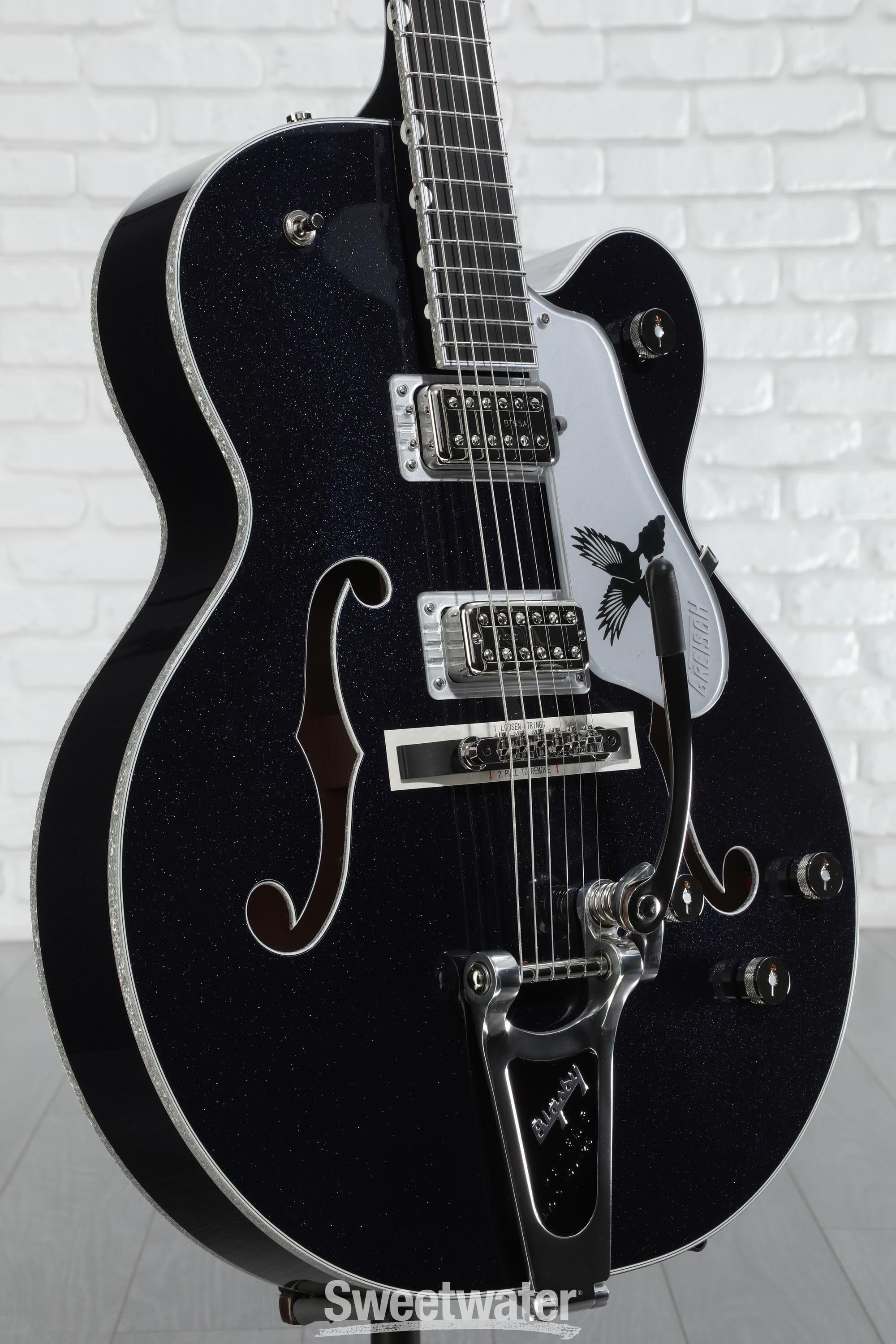 Photo of Gretsch G6136T-RR Rich Robinson Signature Falcon Electric Guitar - Raven's Breast Blue