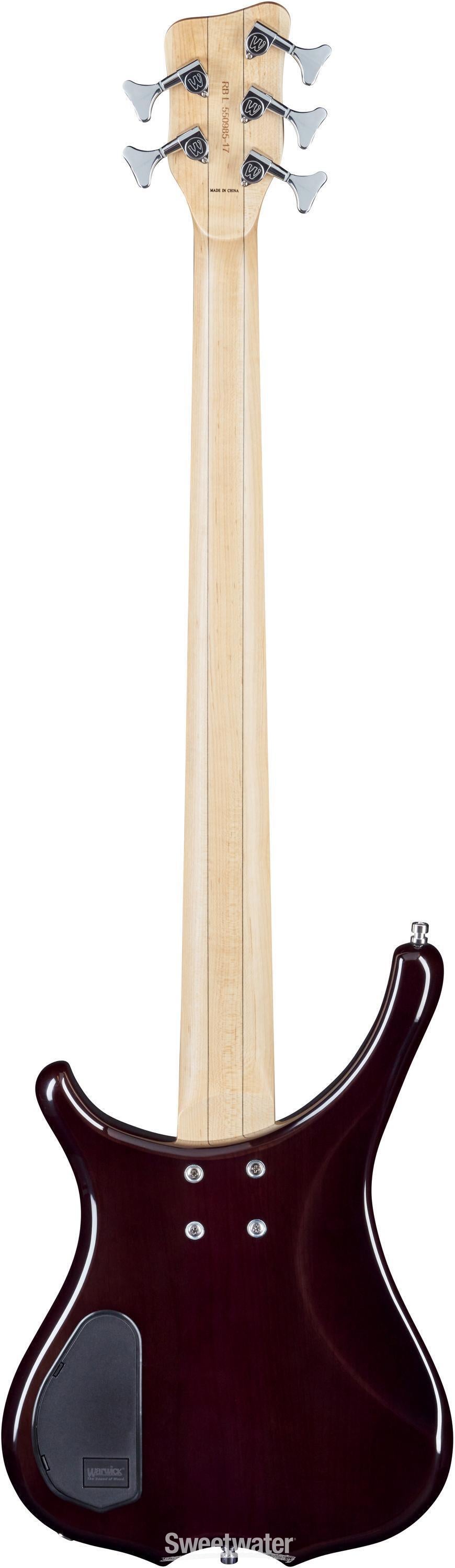 Warwick RockBass Infinity 5-string Bass Guitar - Nirvana Black