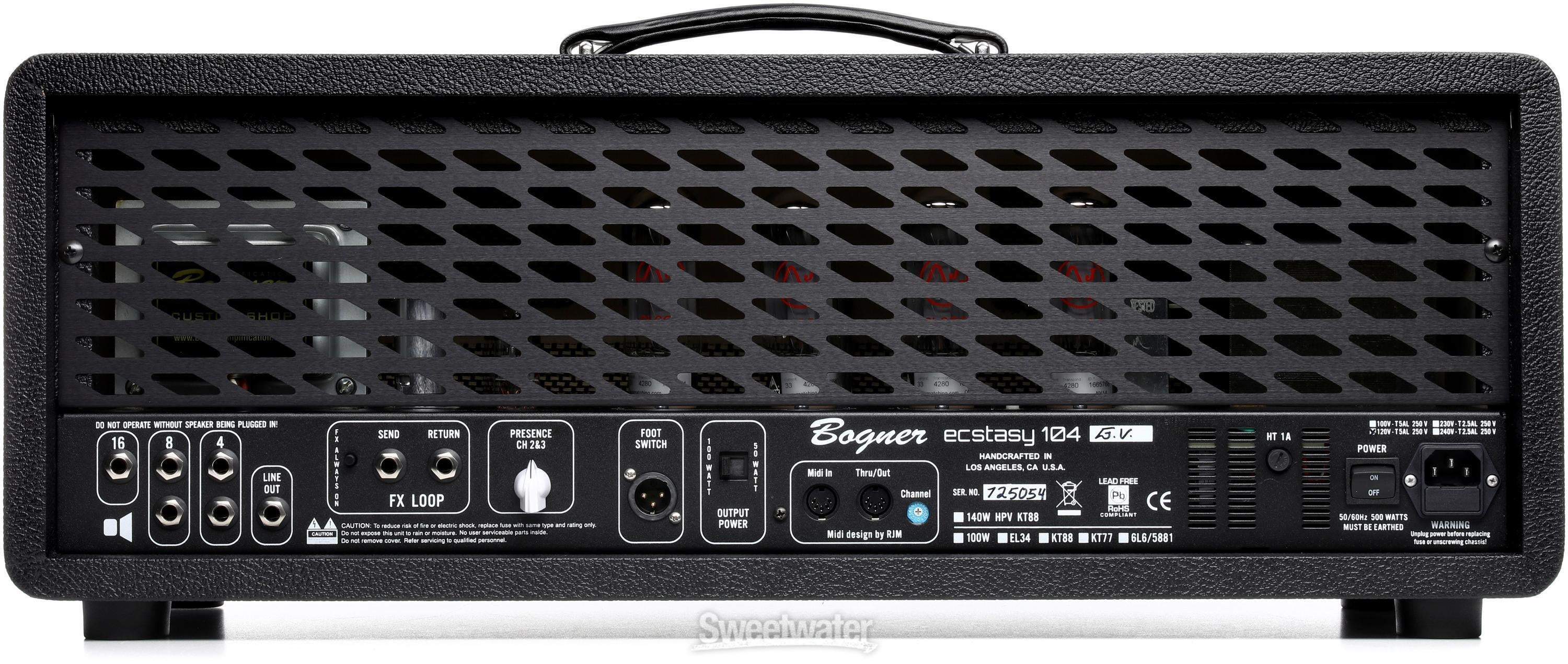 Bogner Ecstasy 104GV 100-watt Amplifier Head | Sweetwater