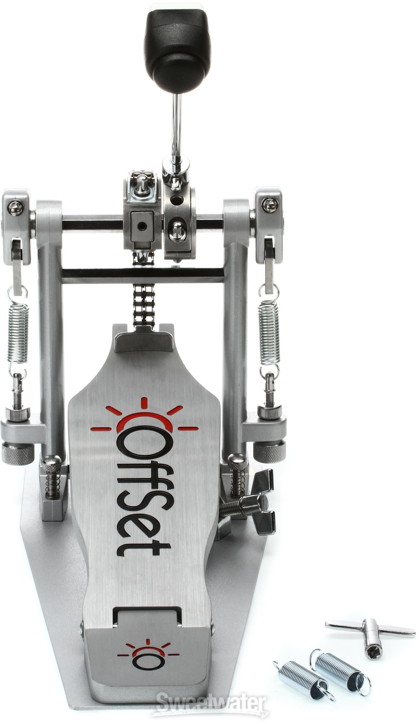 Offset Sole Single Bass Drum Pedal - Double Chain | Sweetwater