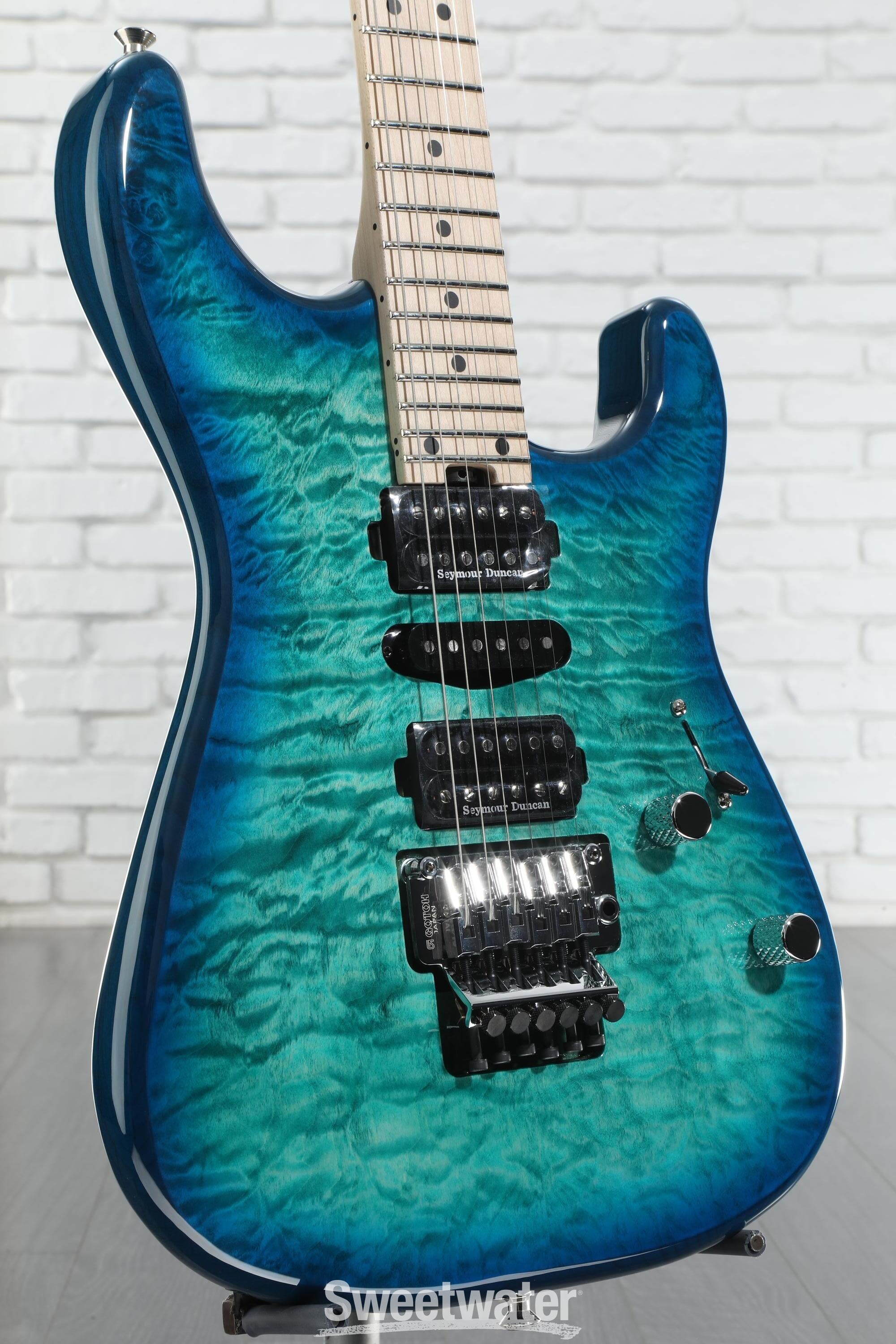 Amazon.com: Charvel MJ San Dimas Style 1 HSH FR PF QM