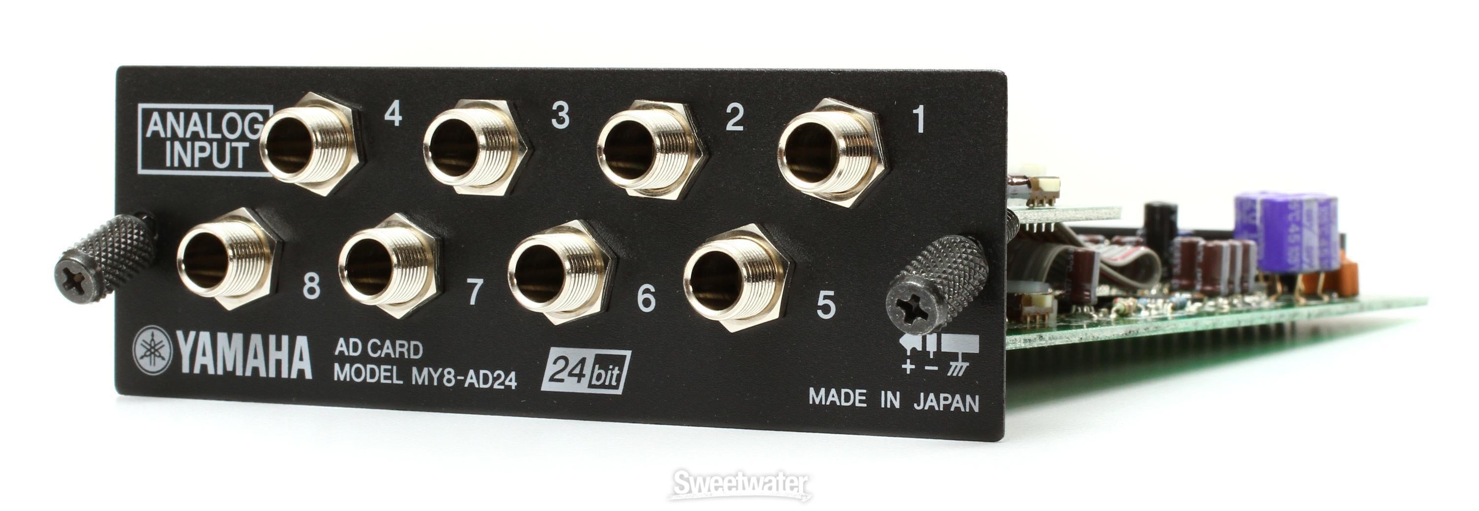 Yamaha MY8-AD24 アナログ入力カード Amazon | ヤマハ YAMAHA Mini-YGDAIカード 8チャンネルアナログ