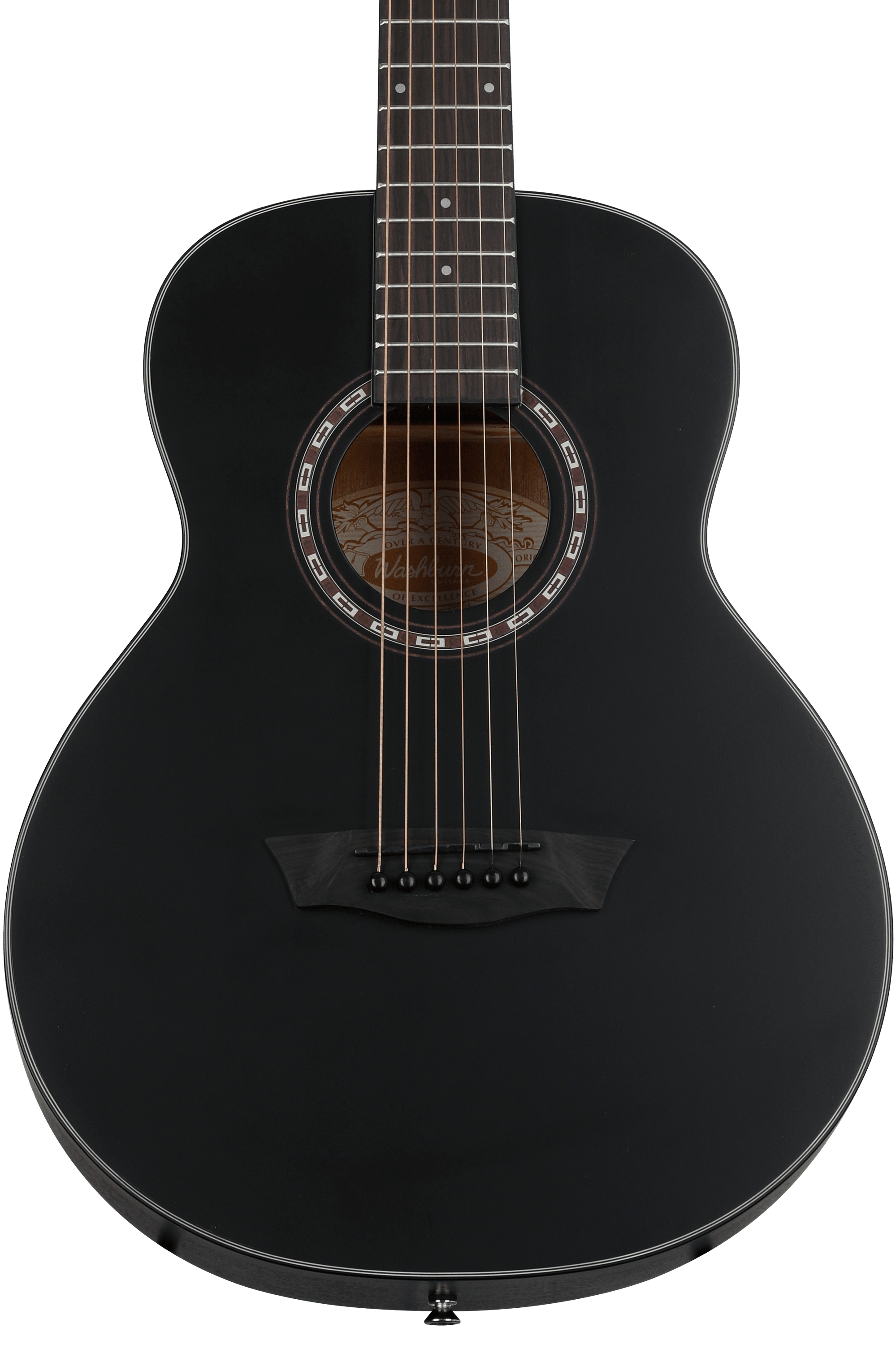 Black washburn on sale acoustic guitar