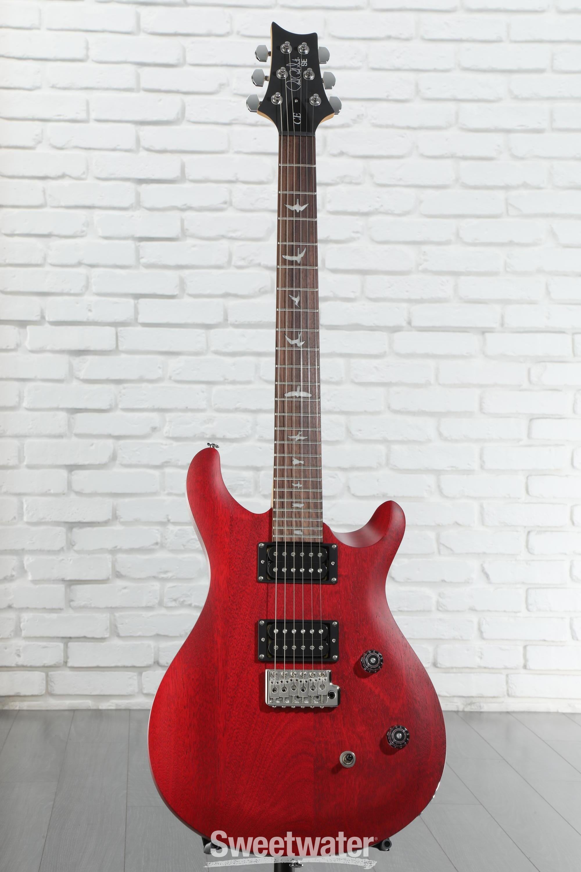 PRS SE CE 24 Standard Satin Electric Guitar - Vintage Cherry