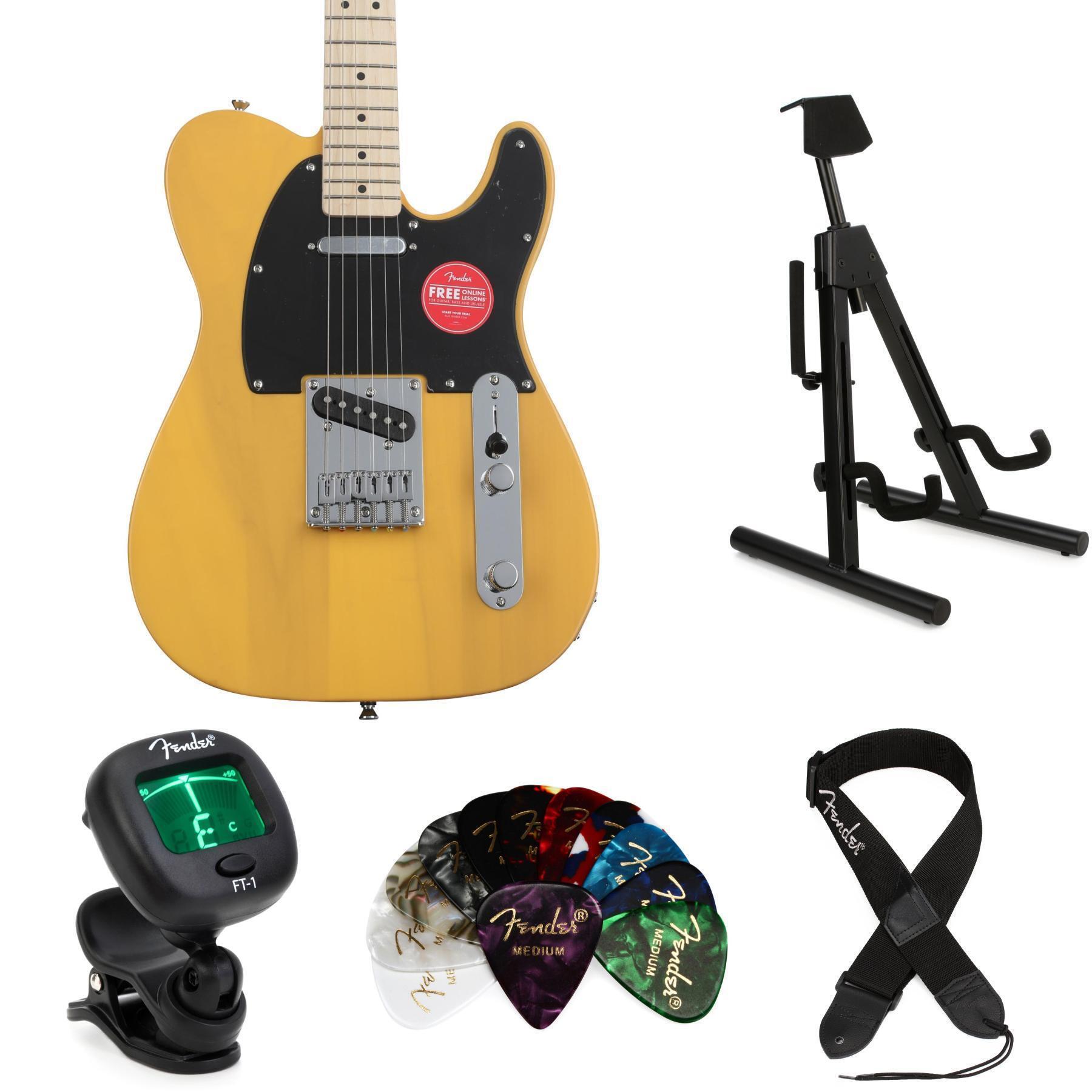 Squier Sonic Telecaster Electric Guitar - Butterscotch Blonde