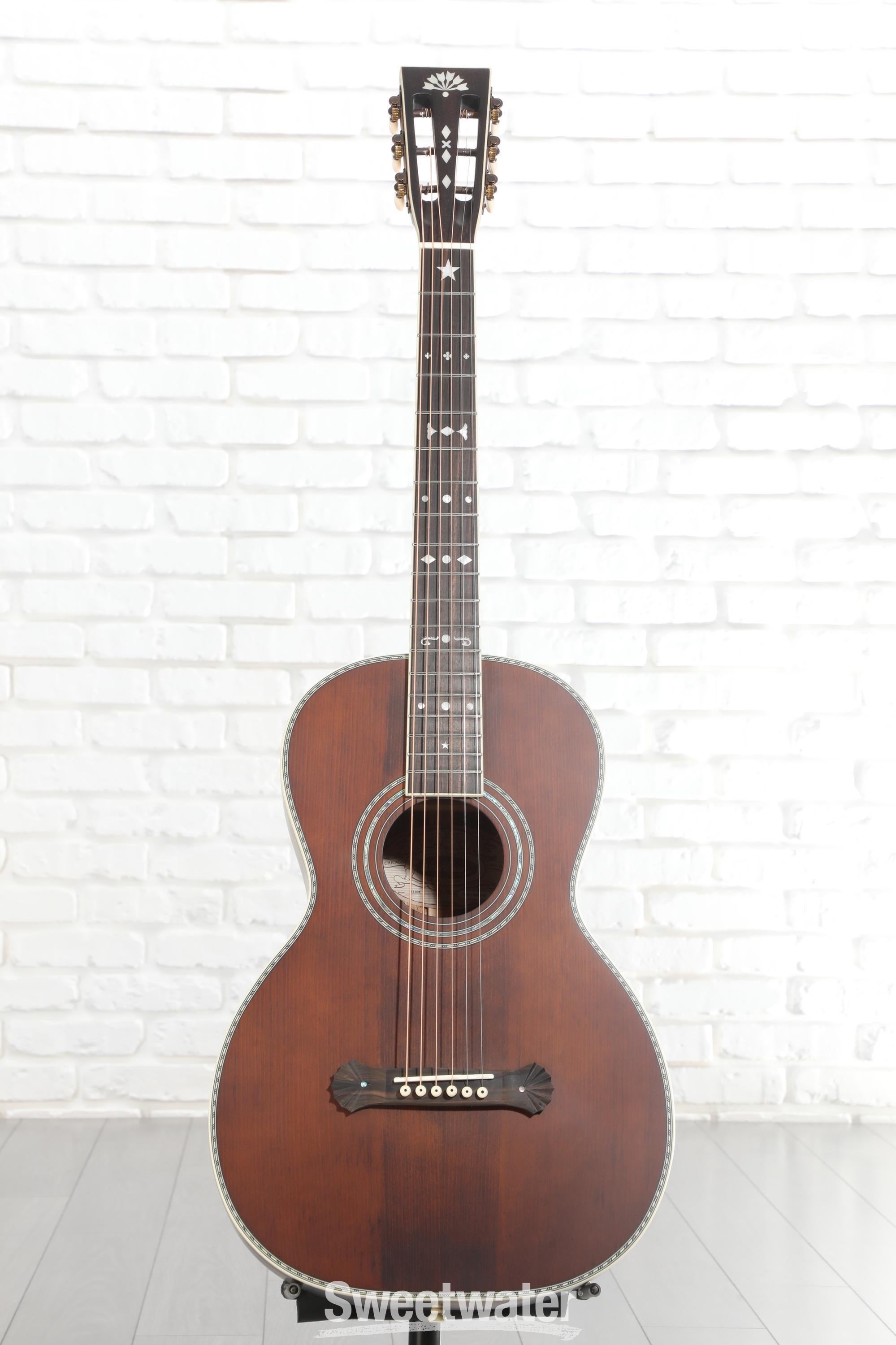 Washburn R310K Victorian Acoustic Guitar - Antique Brown Matte