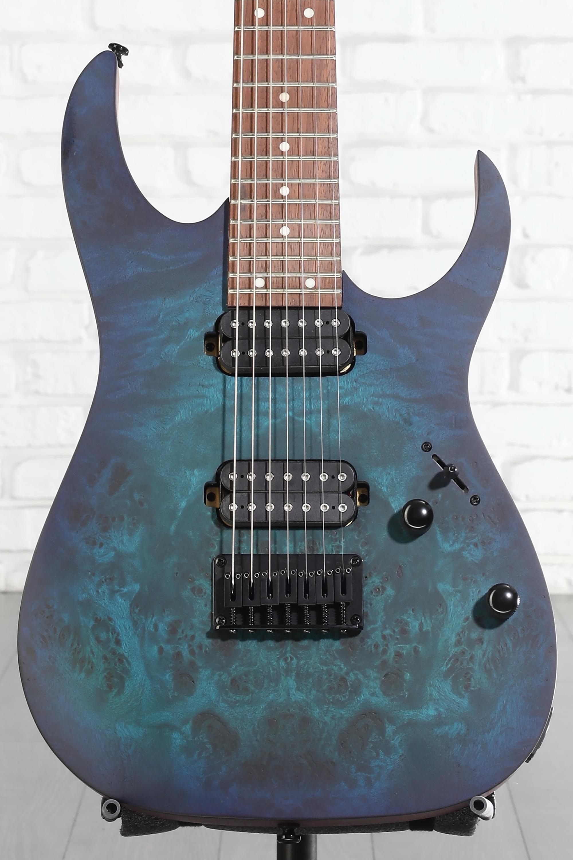 Ibanez RG7421PB 【7弦】 Ibanez RG7421PB Electric Guitar - Sapphire Blue Flat | Sweetwater