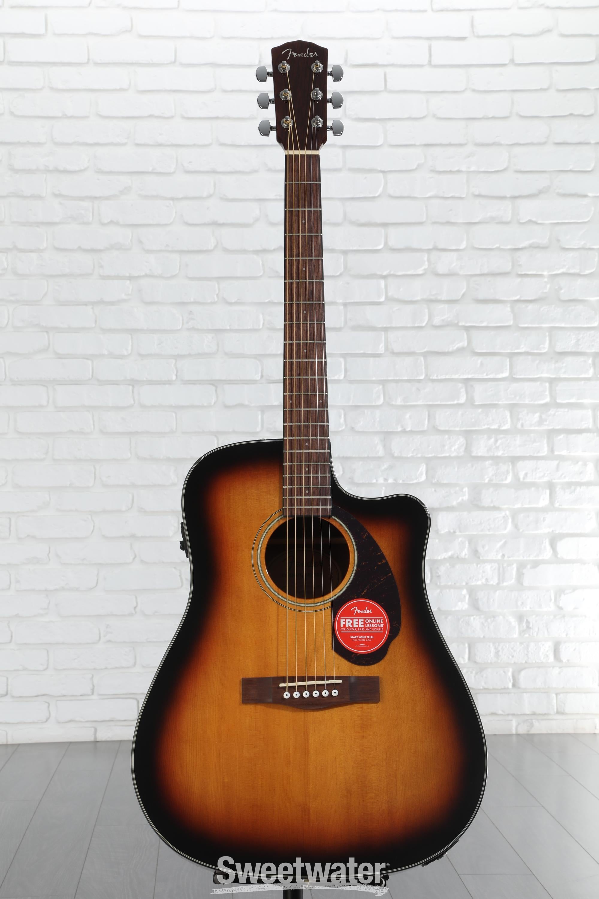 送料込み　Fender アコースティックCD140SC Fender CD-140SCE Dreadnought Acoustic-Electric Guitar With